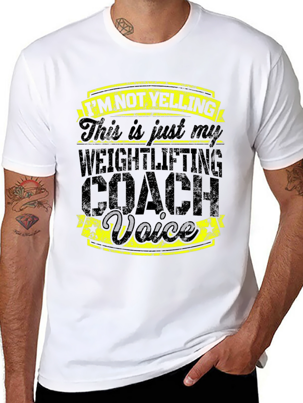 Weightlifting Coach Voice T-Shirt