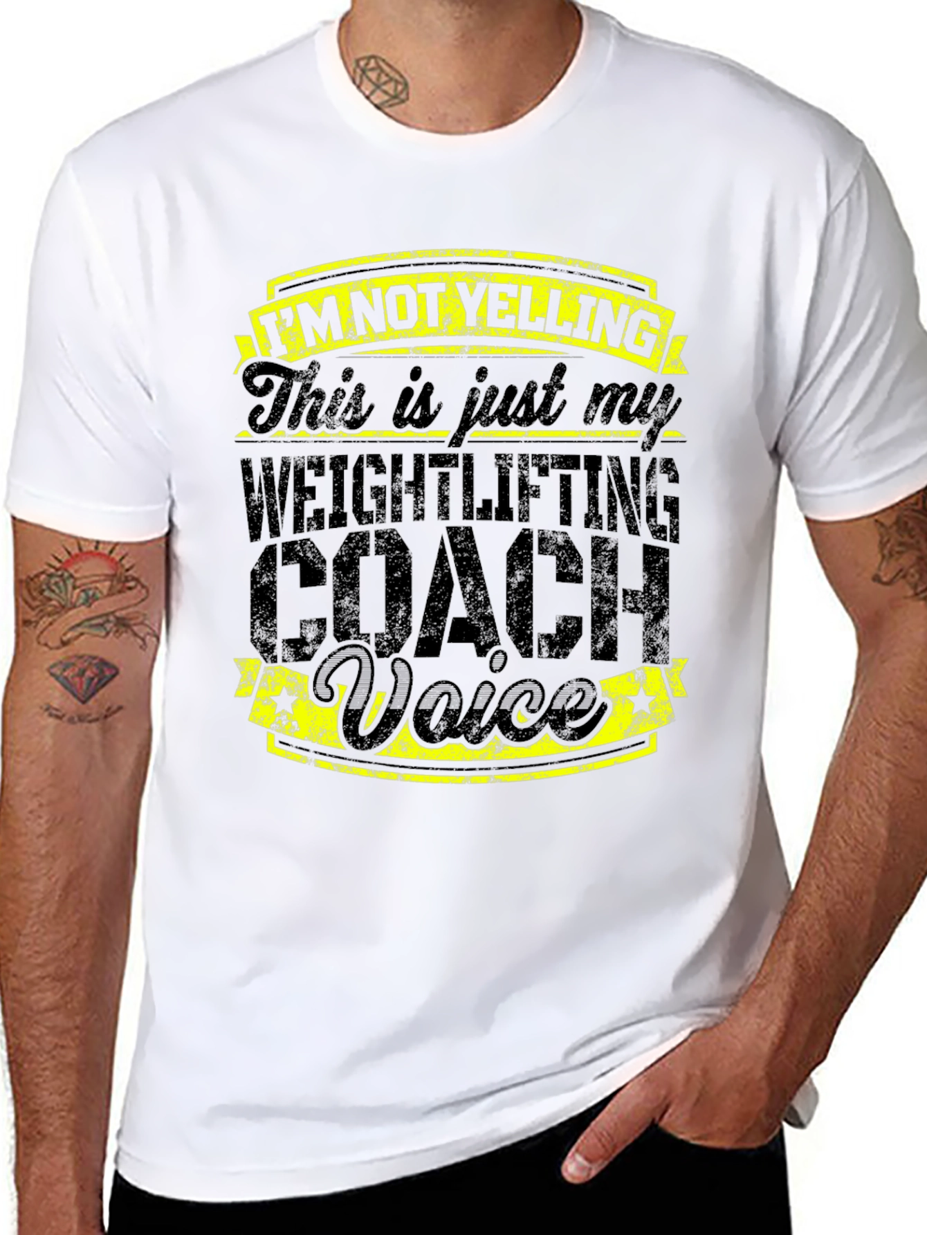 Weightlifting Coach Voice T-Shirt