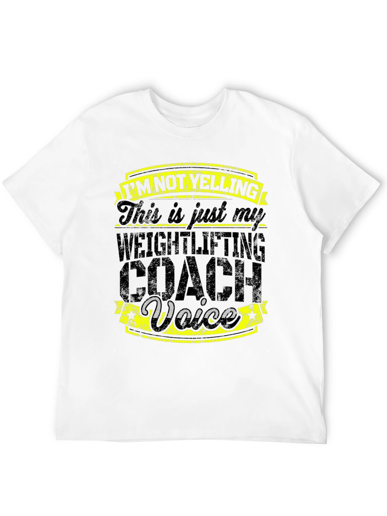 Weightlifting Coach Voice T-Shirt