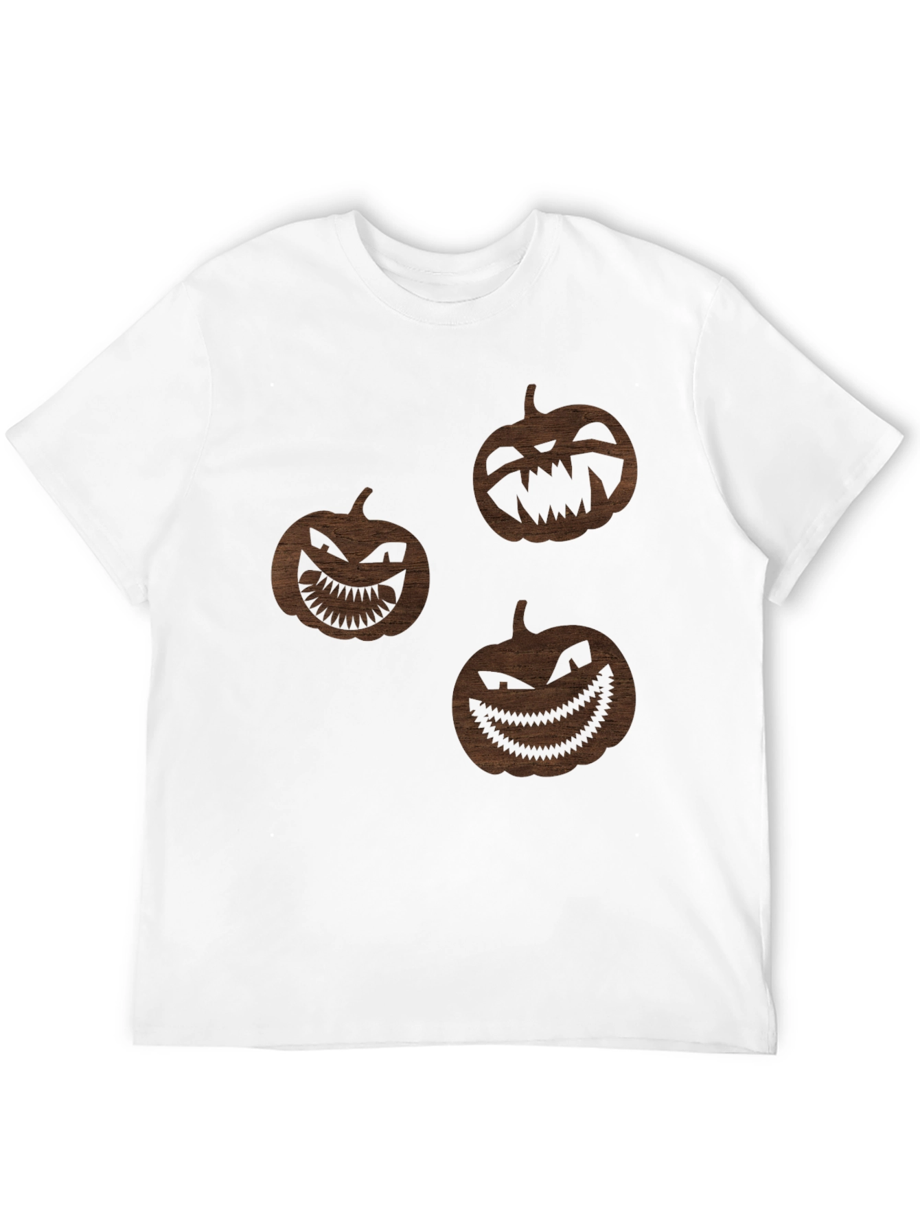 Spooky Season Pumpkin Graphic Tee - Black