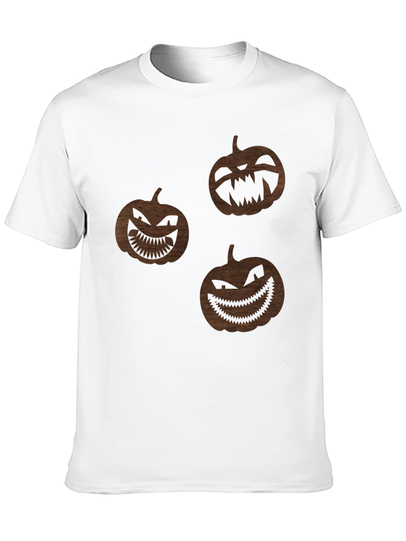 Spooky Season Pumpkin Graphic Tee - Black