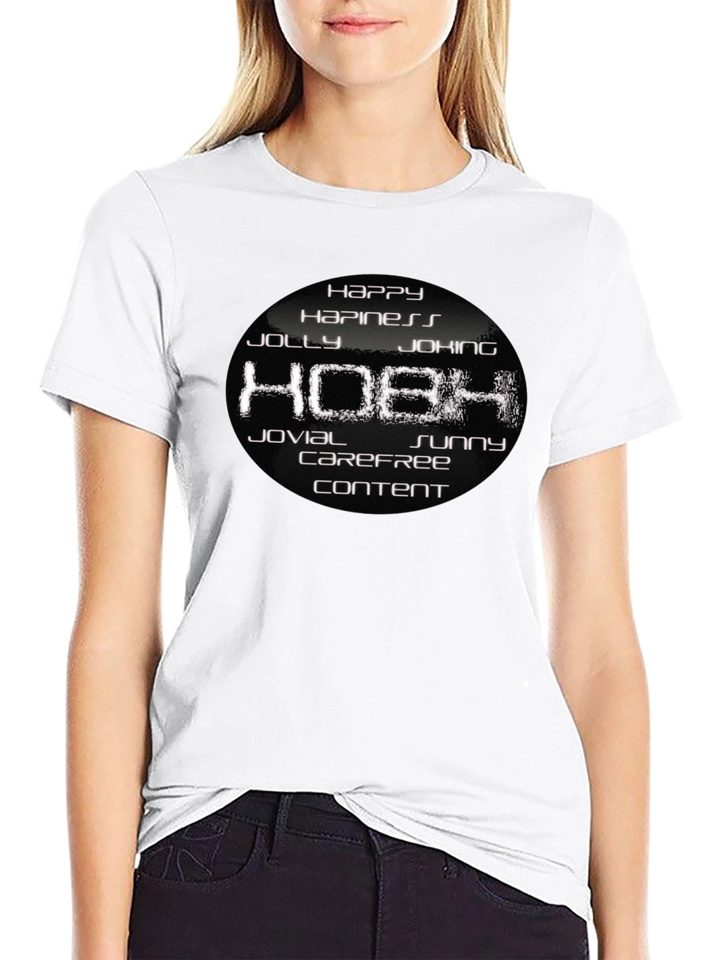 Happy Hobh Graphic T-Shirt - Soft Cotton Blend
