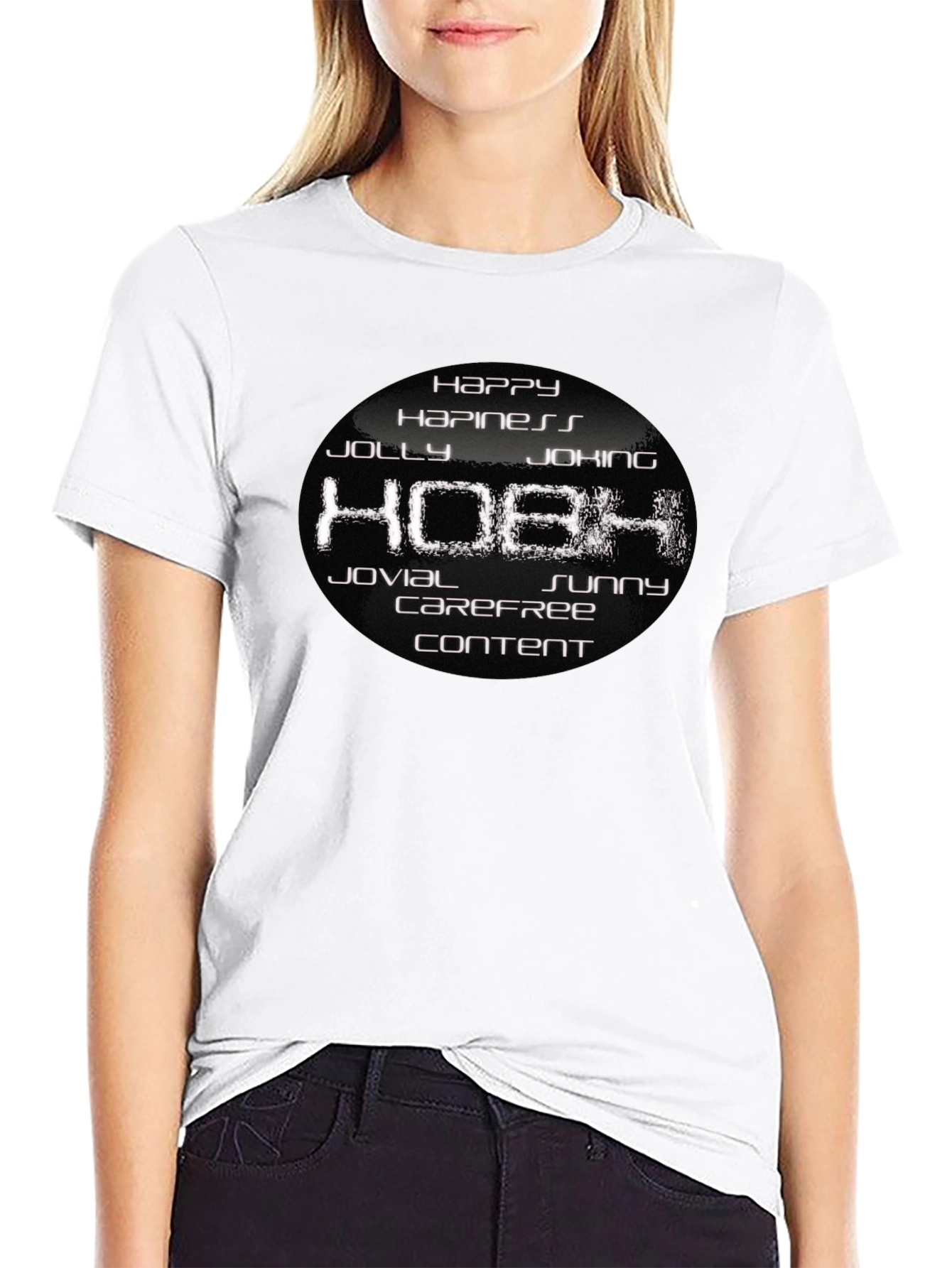 Happy Hobh Graphic T-Shirt - Soft Cotton Blend