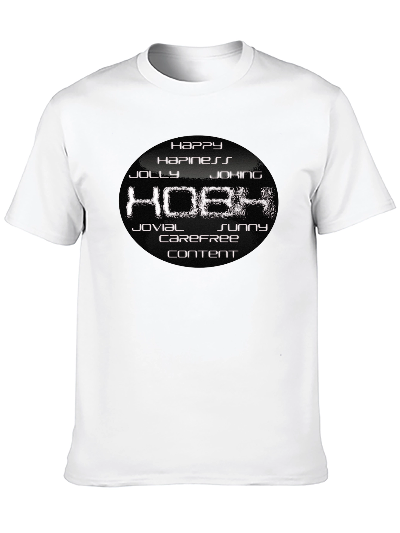 Happy Hobh Graphic T-Shirt - Soft Cotton Blend