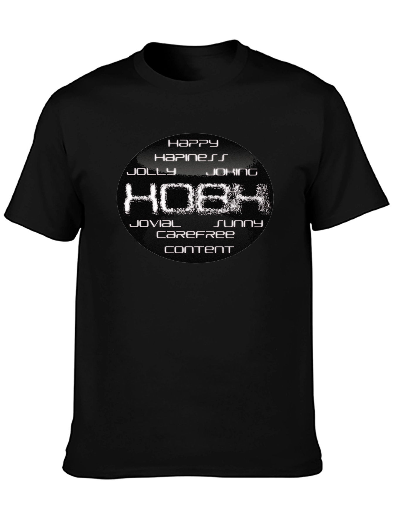 Happy Hobh Graphic T-Shirt - Soft Cotton Blend