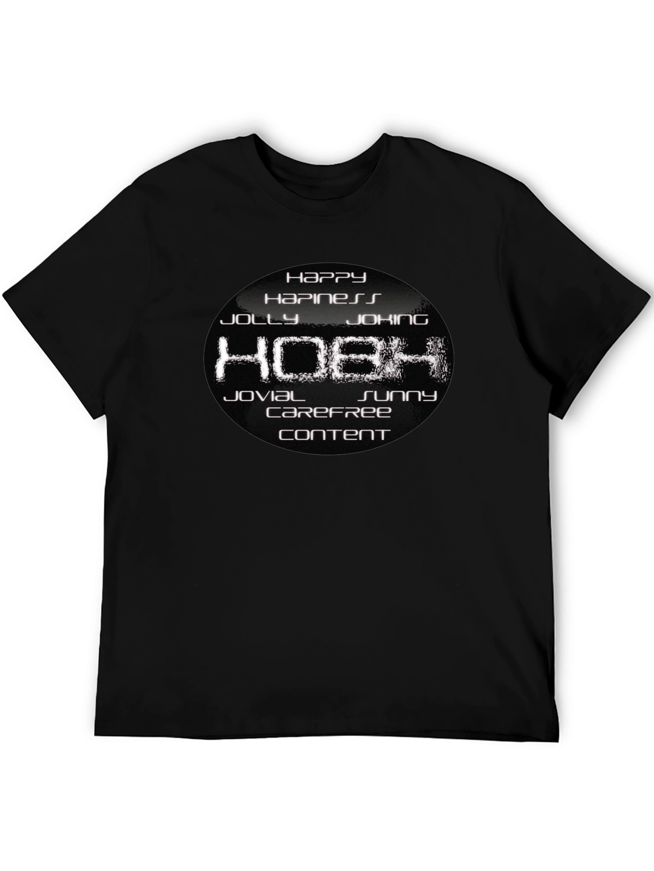 Happy Hobh Graphic T-Shirt - Soft Cotton Blend