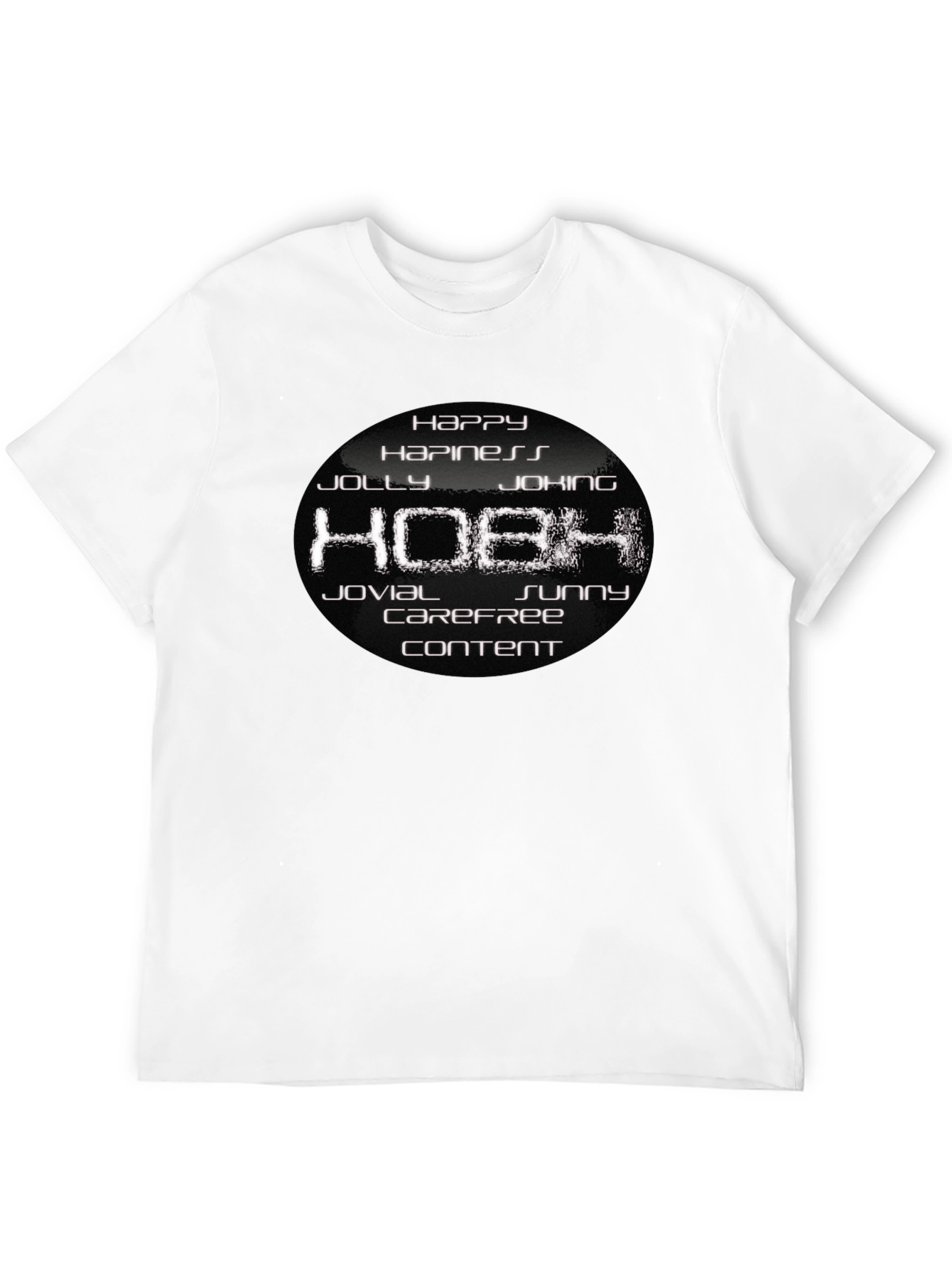 Happy Hobh Graphic T-Shirt - Soft Cotton Blend