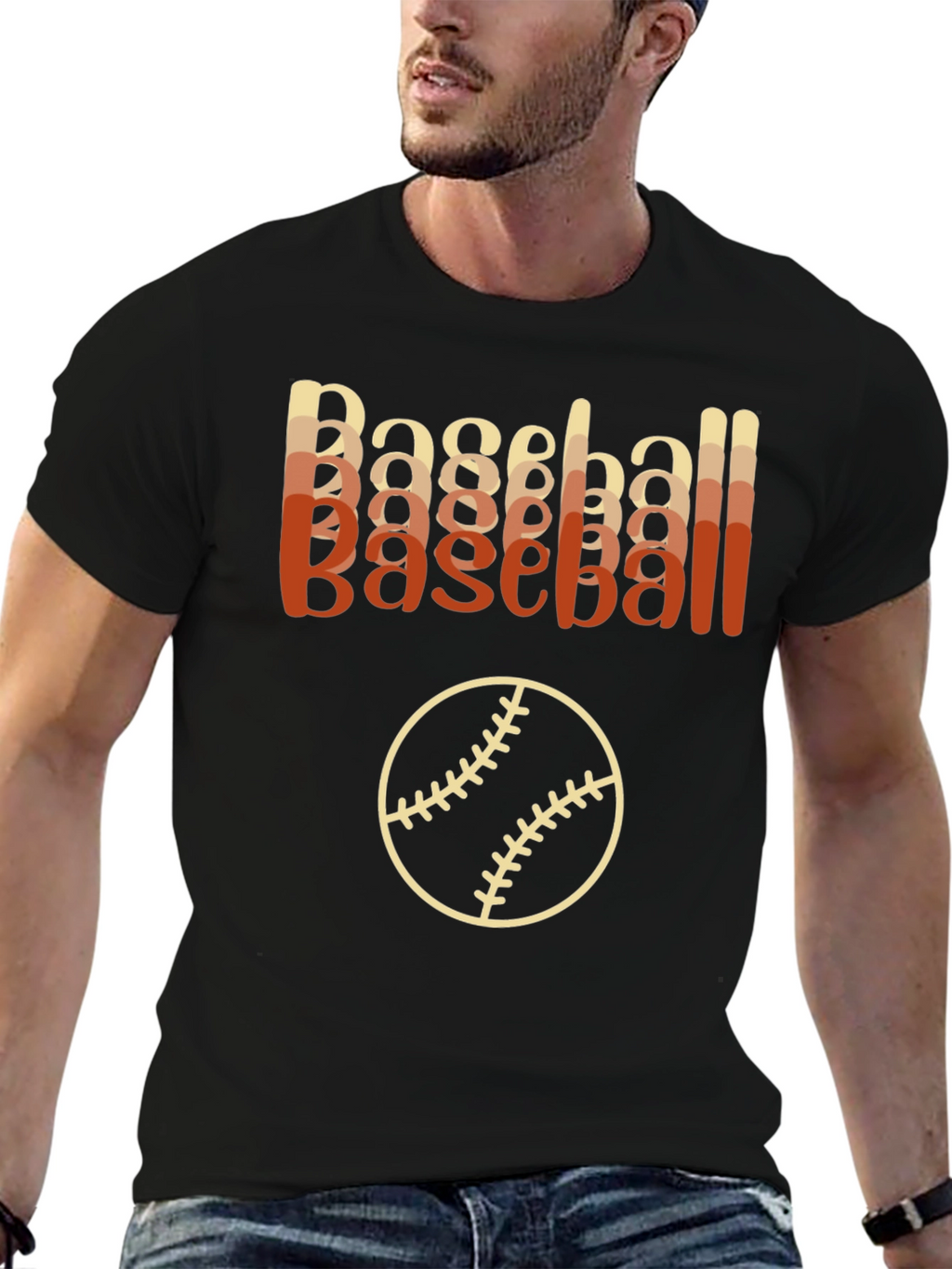 Baseball Retro T-Shirt Sporty Style