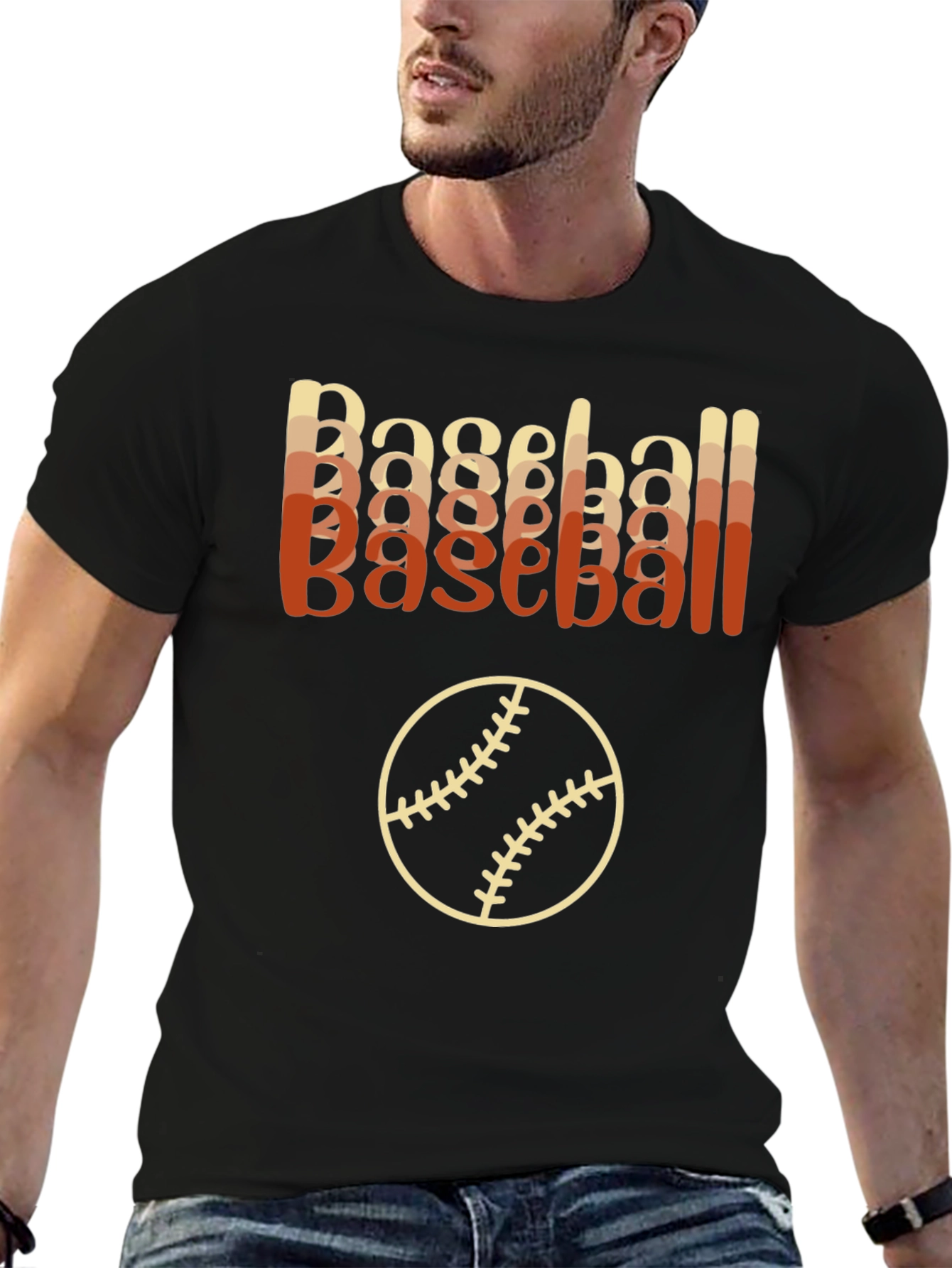Baseball Retro T-Shirt Sporty Style