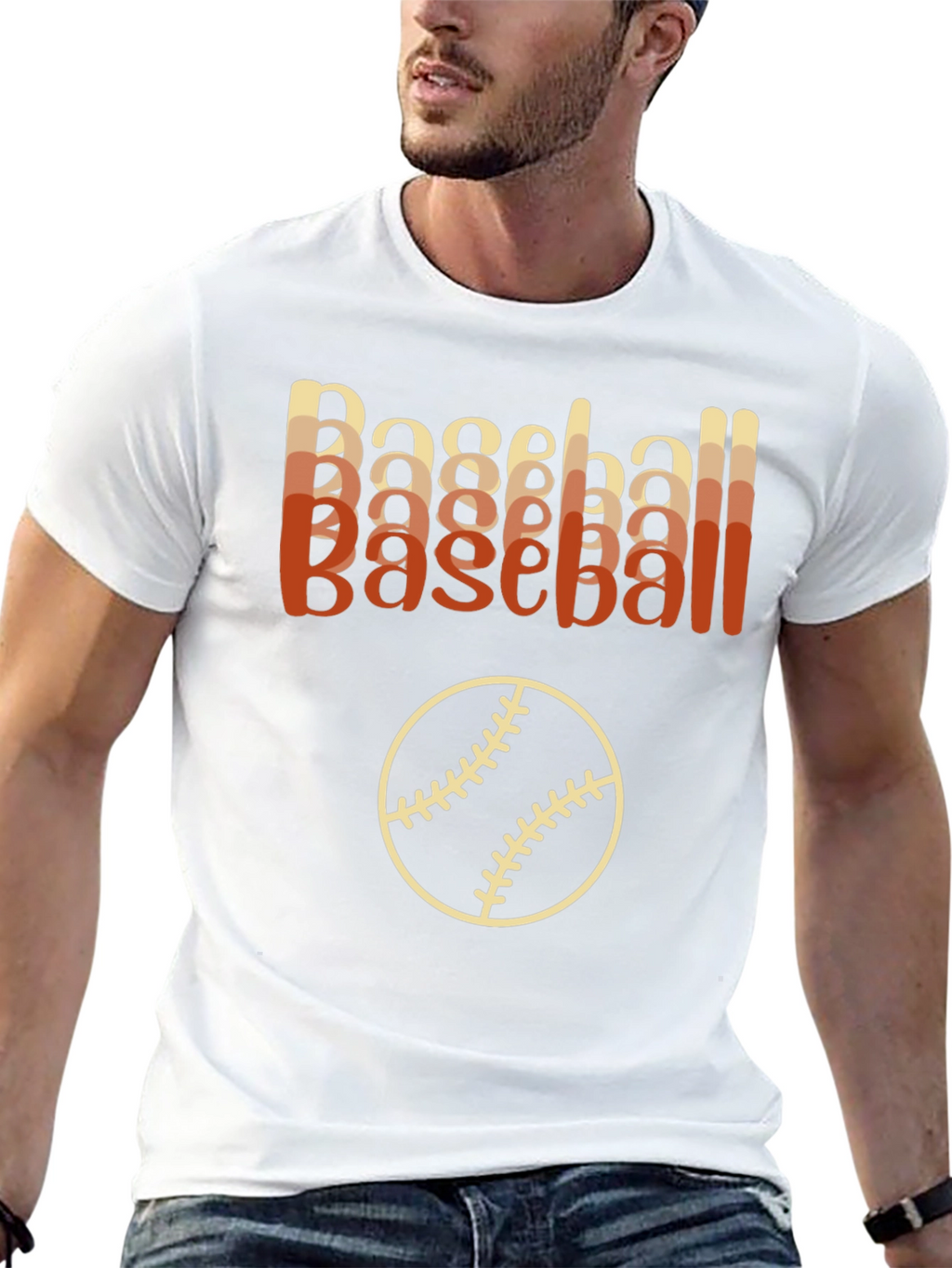 Baseball Retro T-Shirt Sporty Style