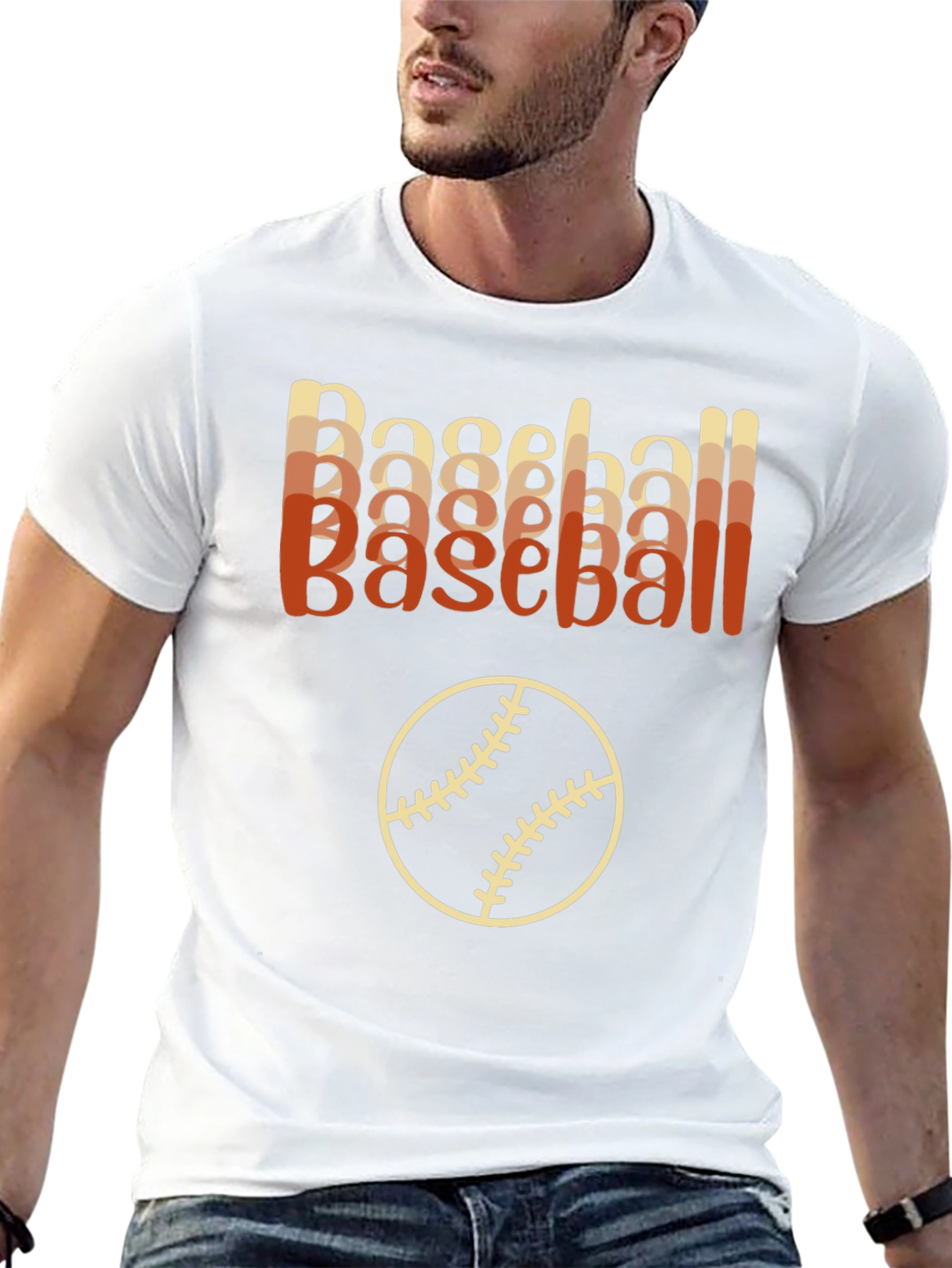 Baseball Retro T-Shirt Sporty Style