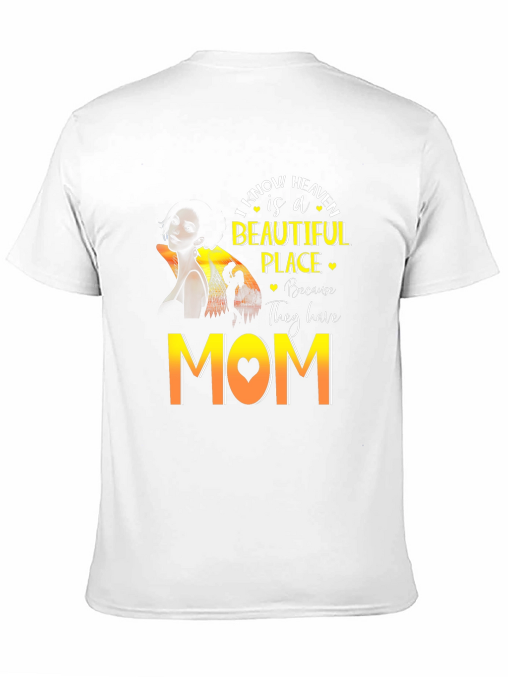 Heavenly Mom Graphic T-Shirt - Black