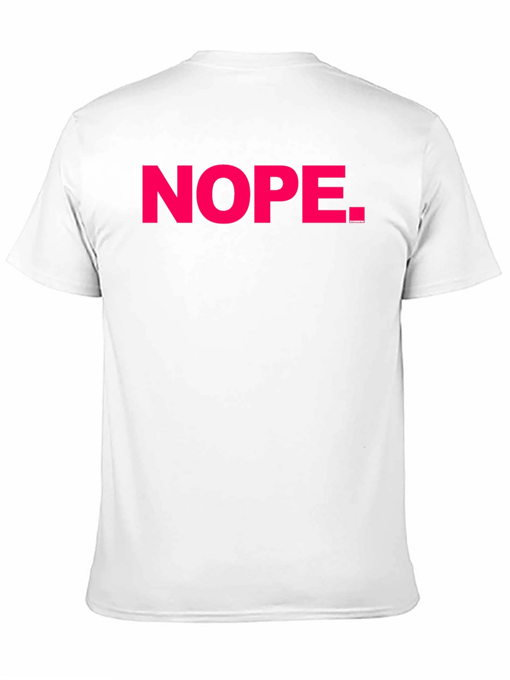 Nope Graphic Tee - Casual Black Cotton T-Shirt