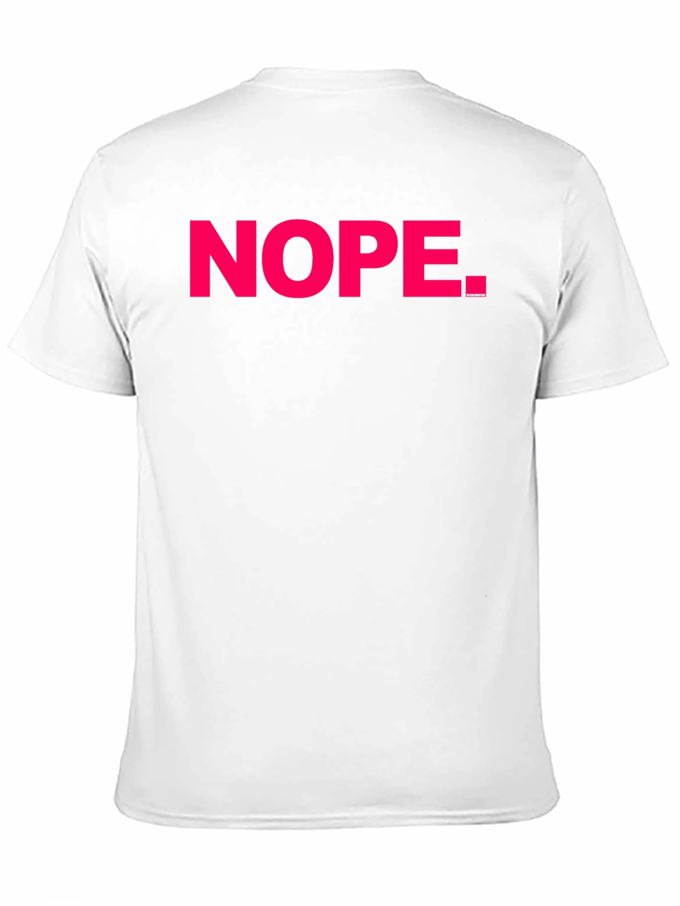 Nope Graphic Tee - Casual Black Cotton T-Shirt