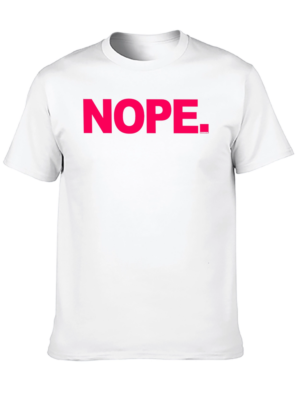 Nope Graphic Tee - Casual Black Cotton T-Shirt