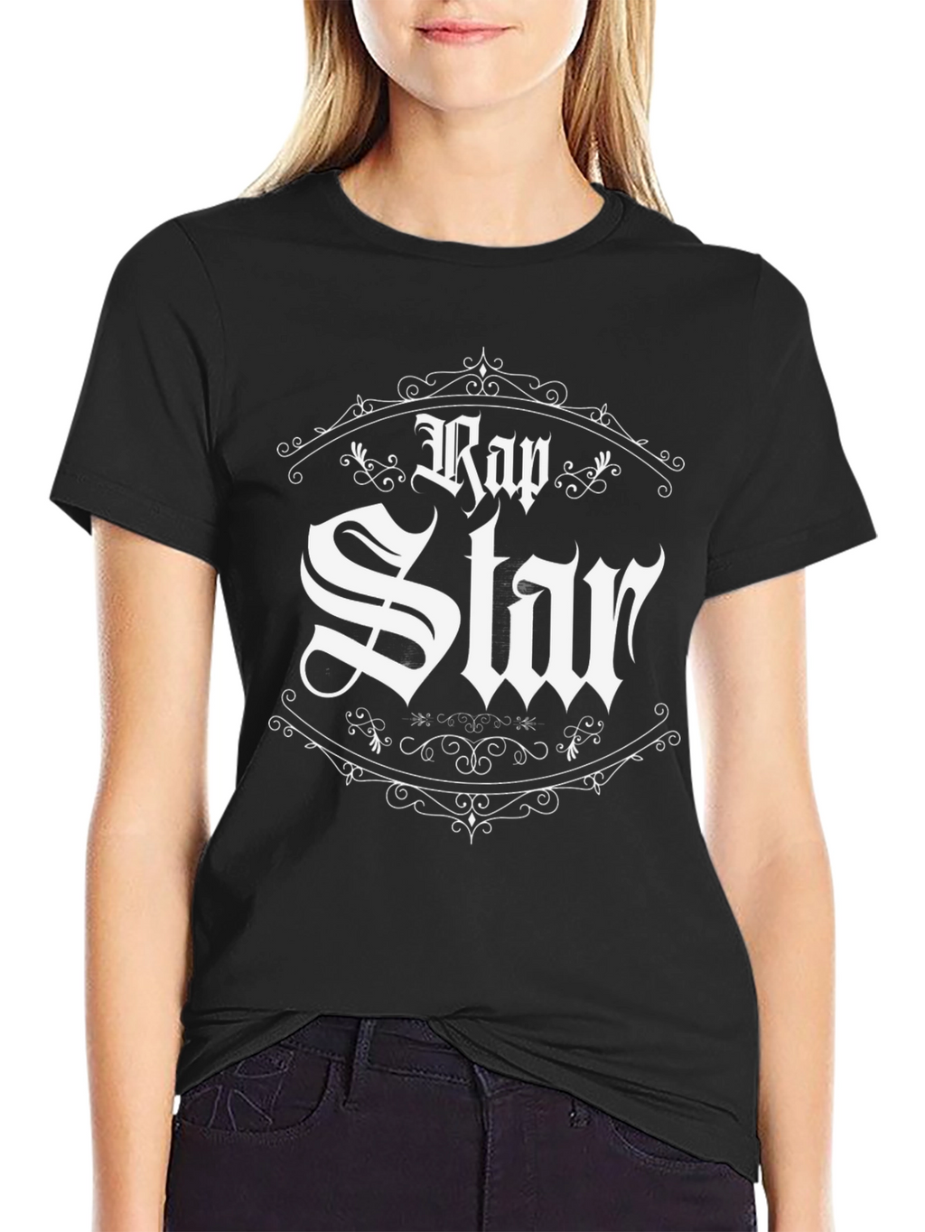 Rap Star Black T-Shirt