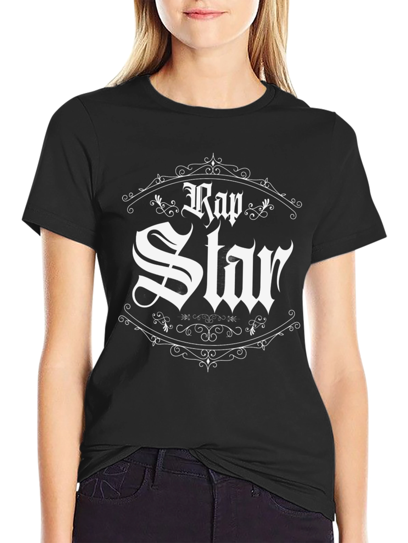 Rap Star Black T-Shirt