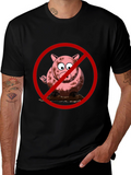 No Pig T-Shirt - Muddy Fun Prohibited
