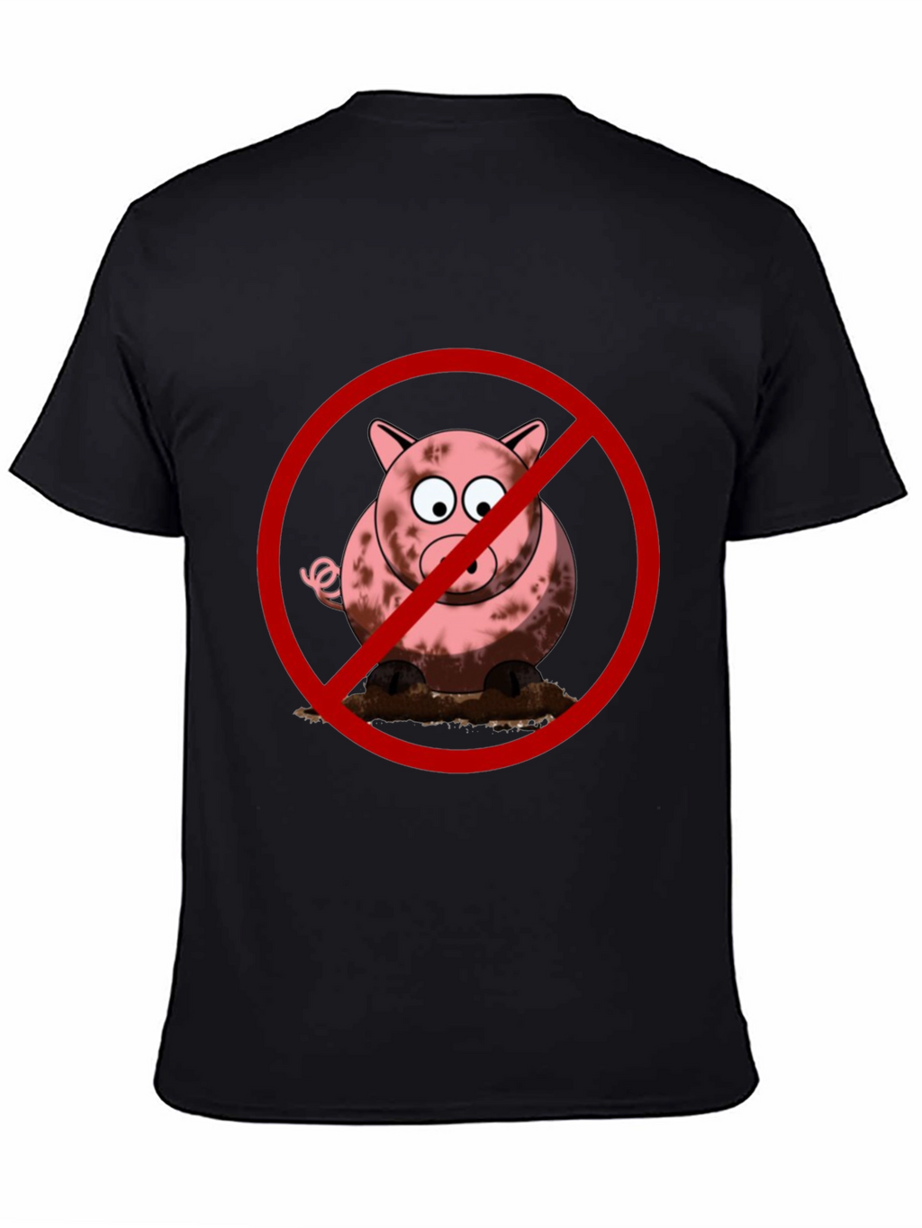 No Pig T-Shirt - Muddy Fun Prohibited