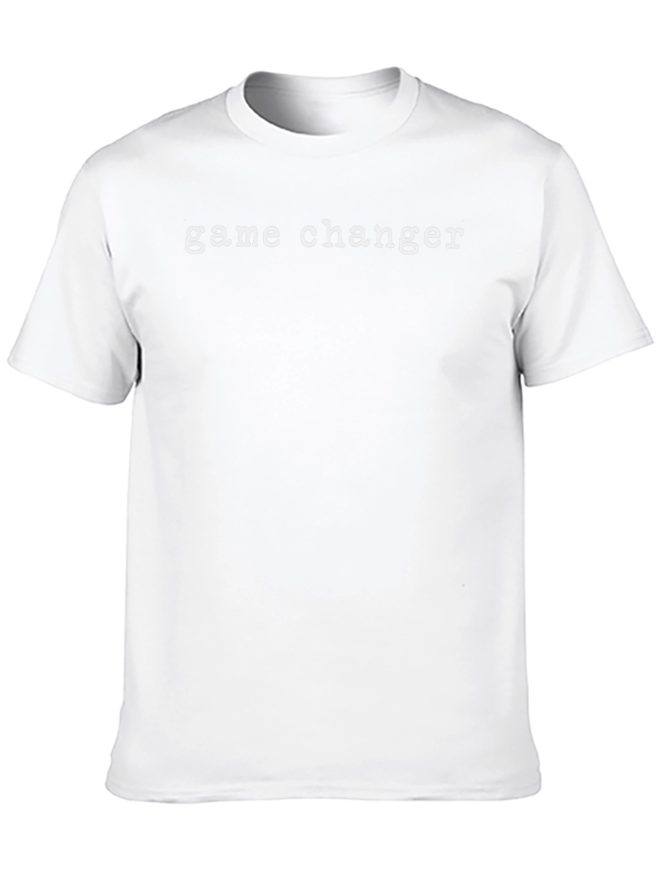 Game Changer Graphic Tee - Stylish Black Cotton T-Shirt
