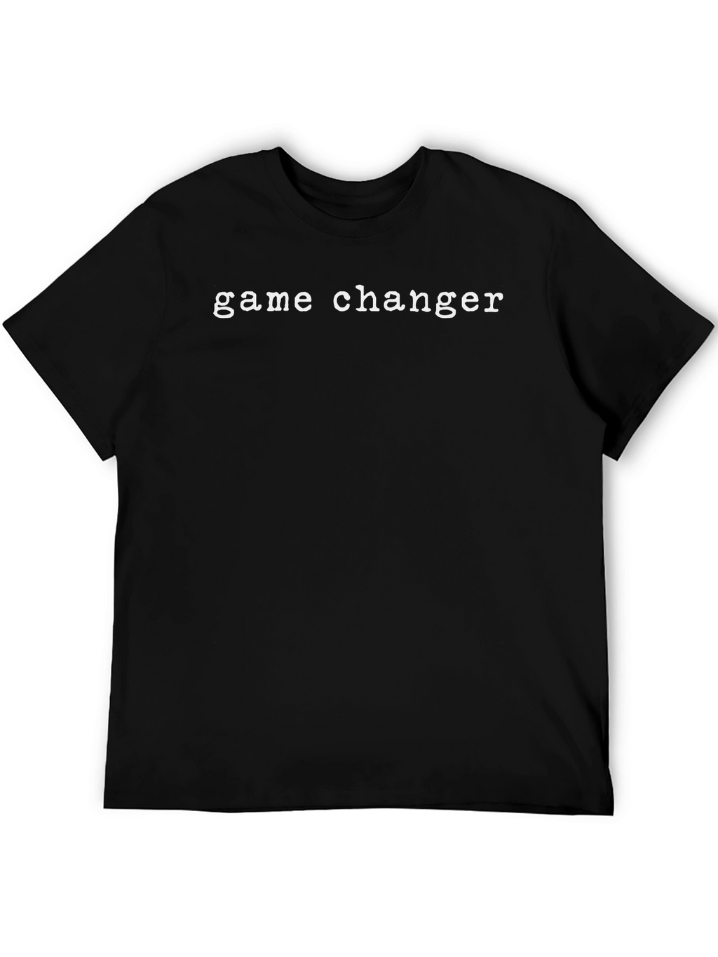 Game Changer Graphic Tee - Stylish Black Cotton T-Shirt