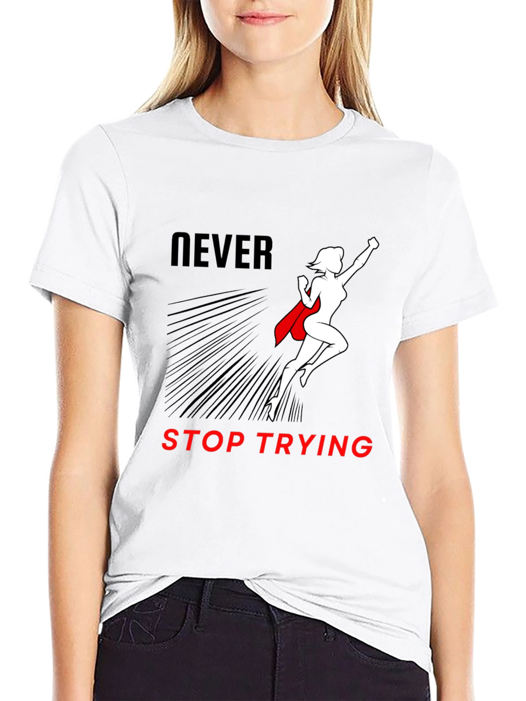 Never Stop Trying Graphic T-Shirt