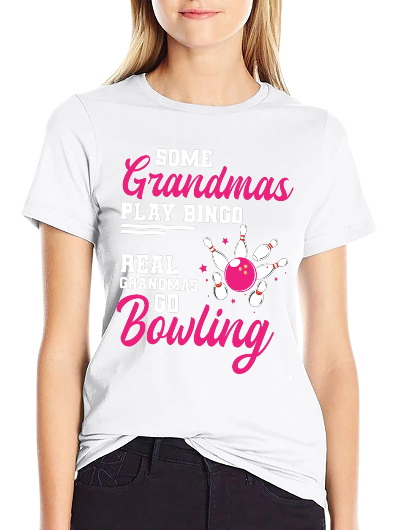 Grandma Bowling T-Shirt - Funny Bowling Shirt for Grandmothers