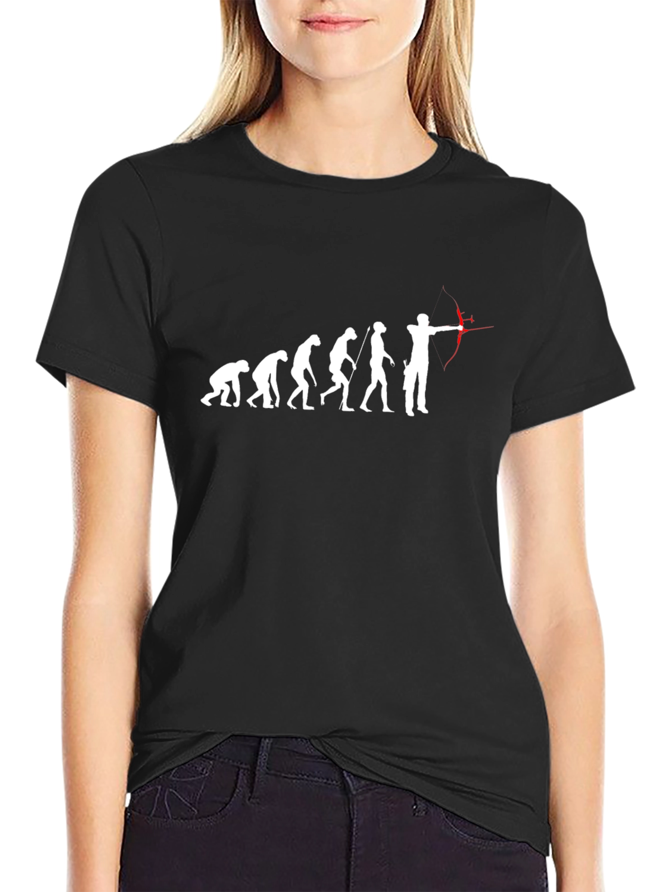 Evolution of Archery T-Shirt - Black