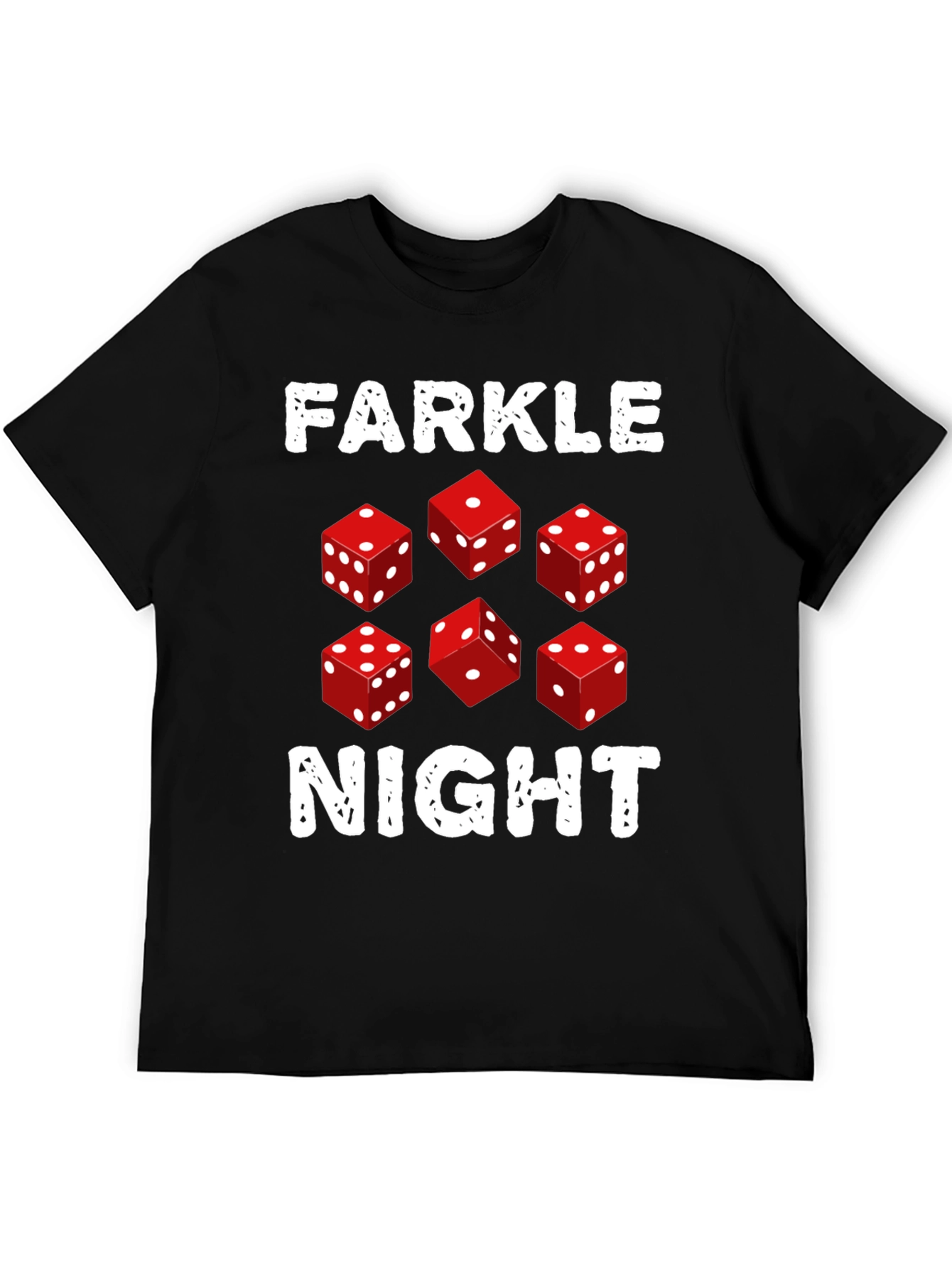 Farkle Night Dice Game Graphic T-Shirt