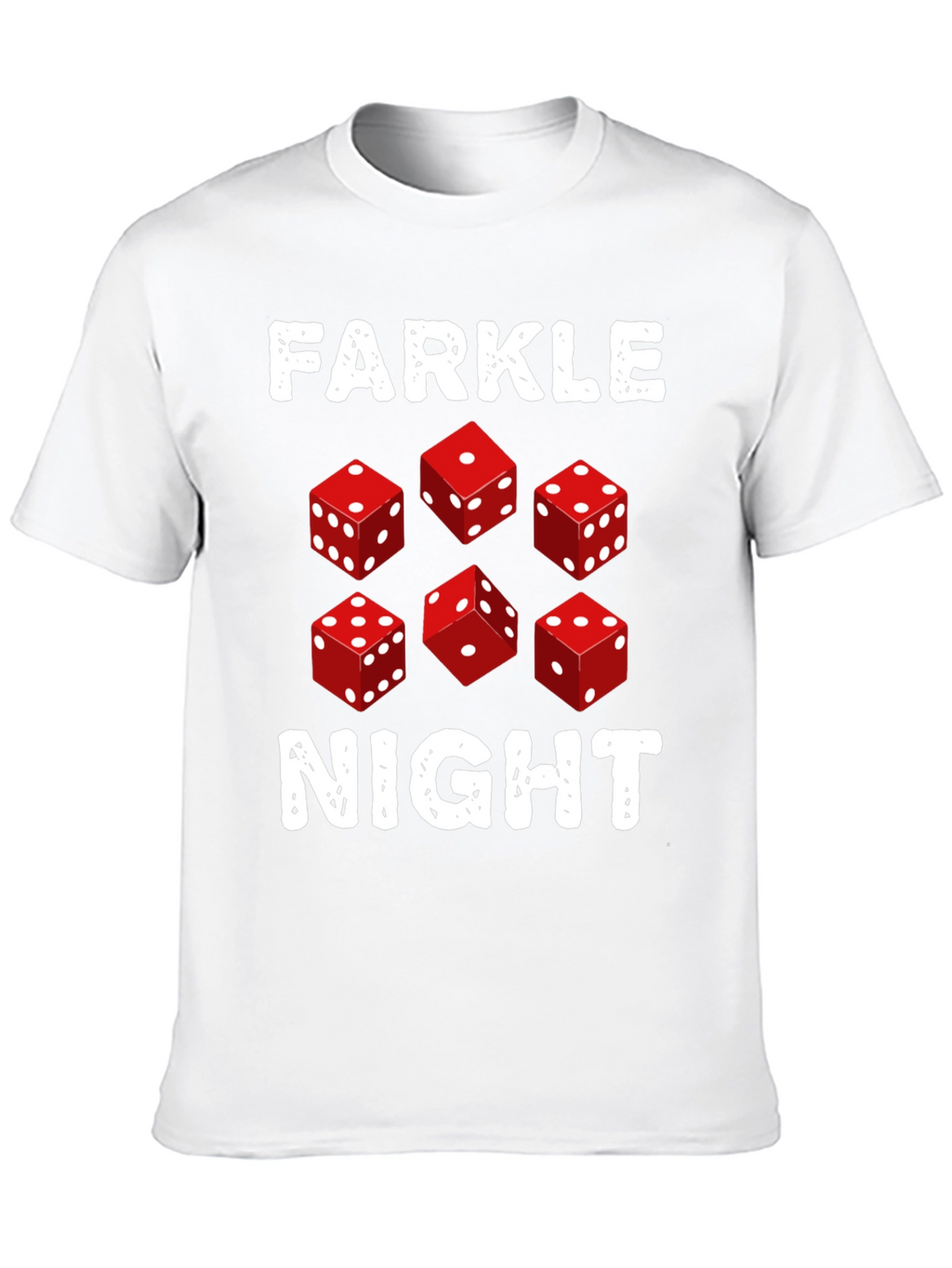Farkle Night Dice Game Graphic T-Shirt