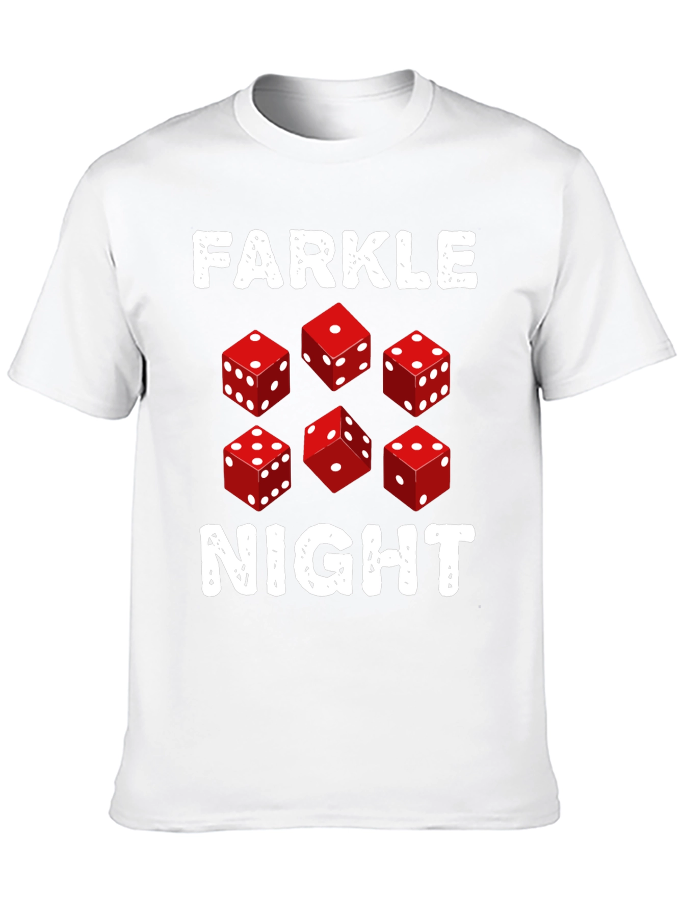 Farkle Night Dice Game Graphic T-Shirt
