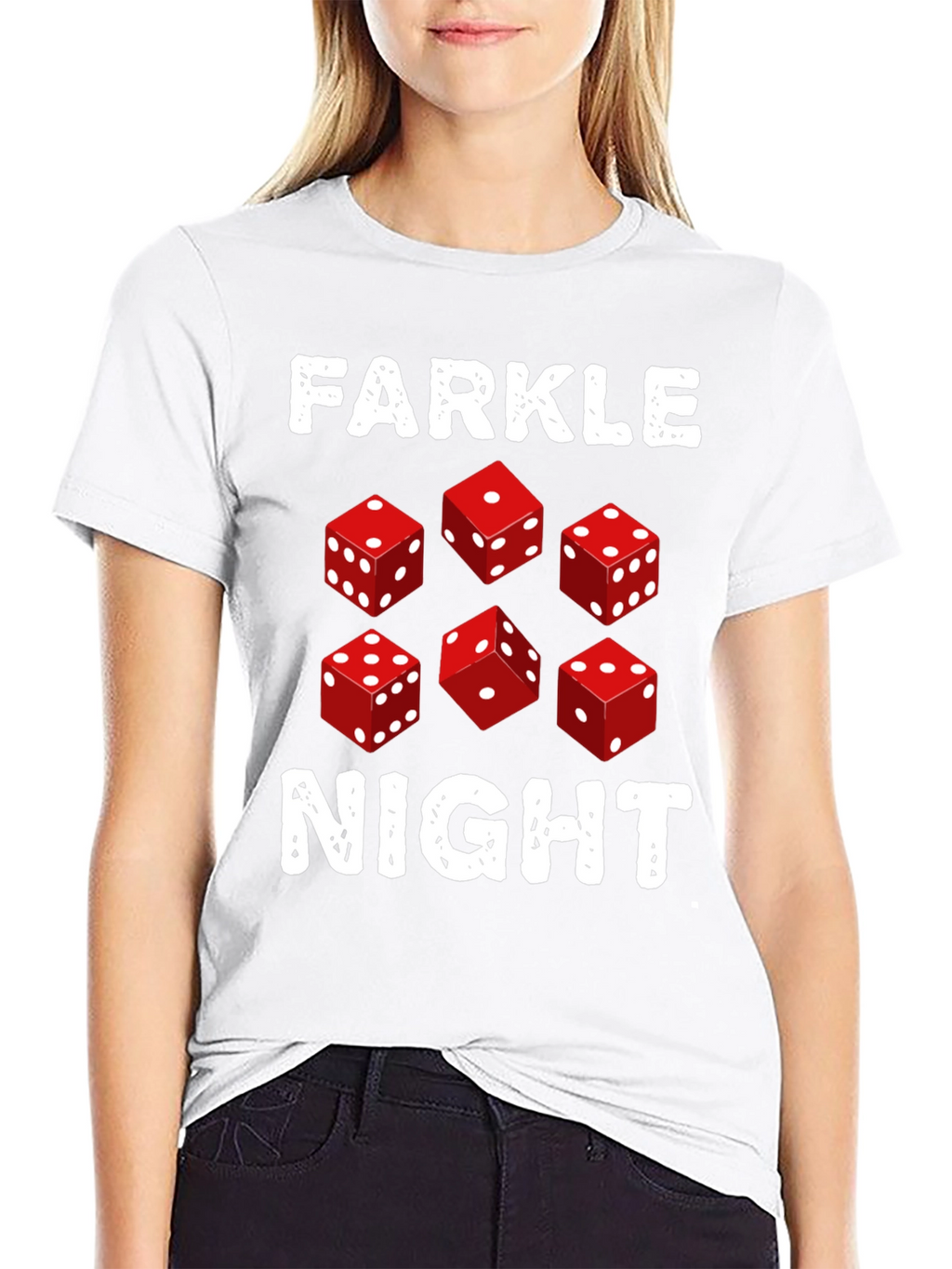 Farkle Night Dice Game Graphic T-Shirt