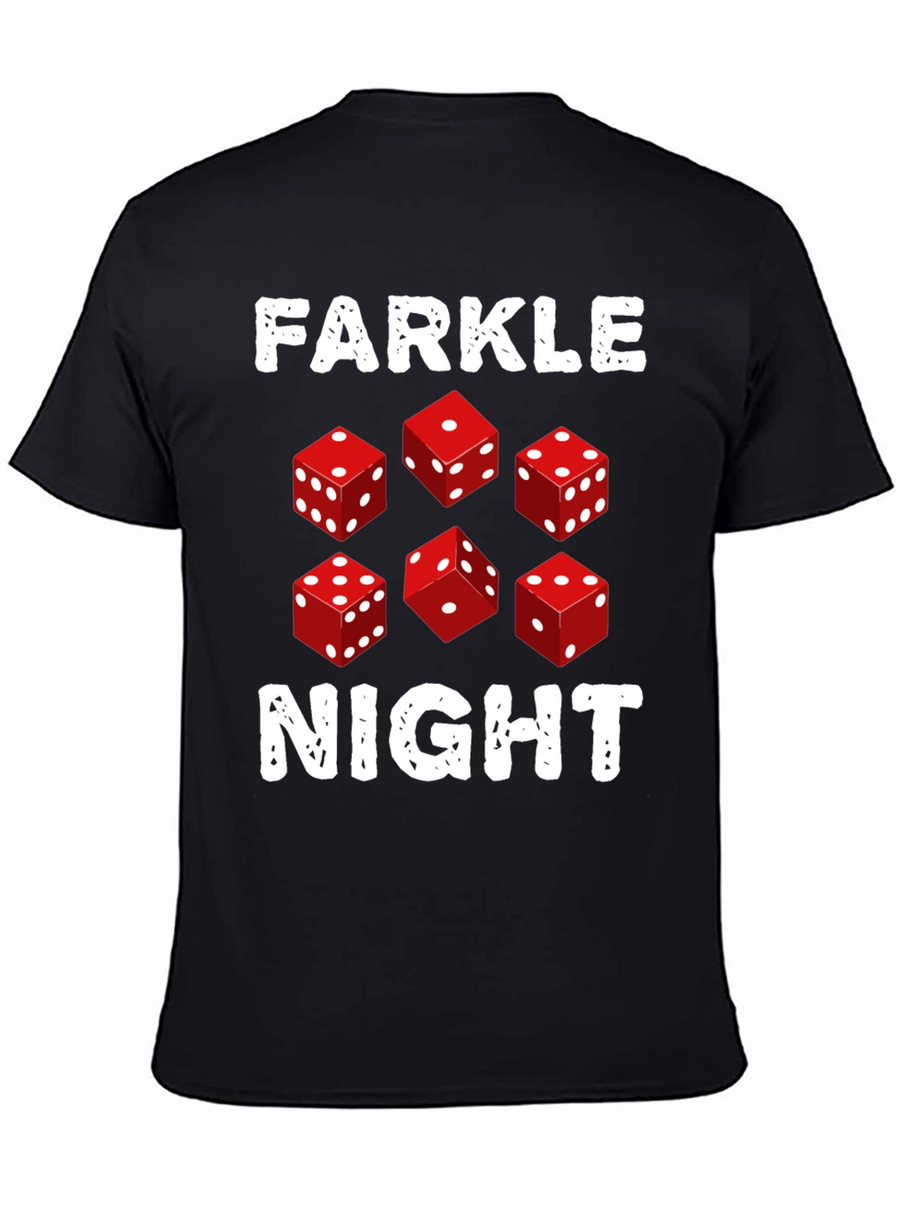 Farkle Night Dice Game Graphic T-Shirt