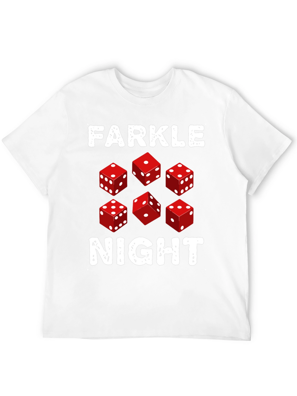 Farkle Night Dice Game Graphic T-Shirt