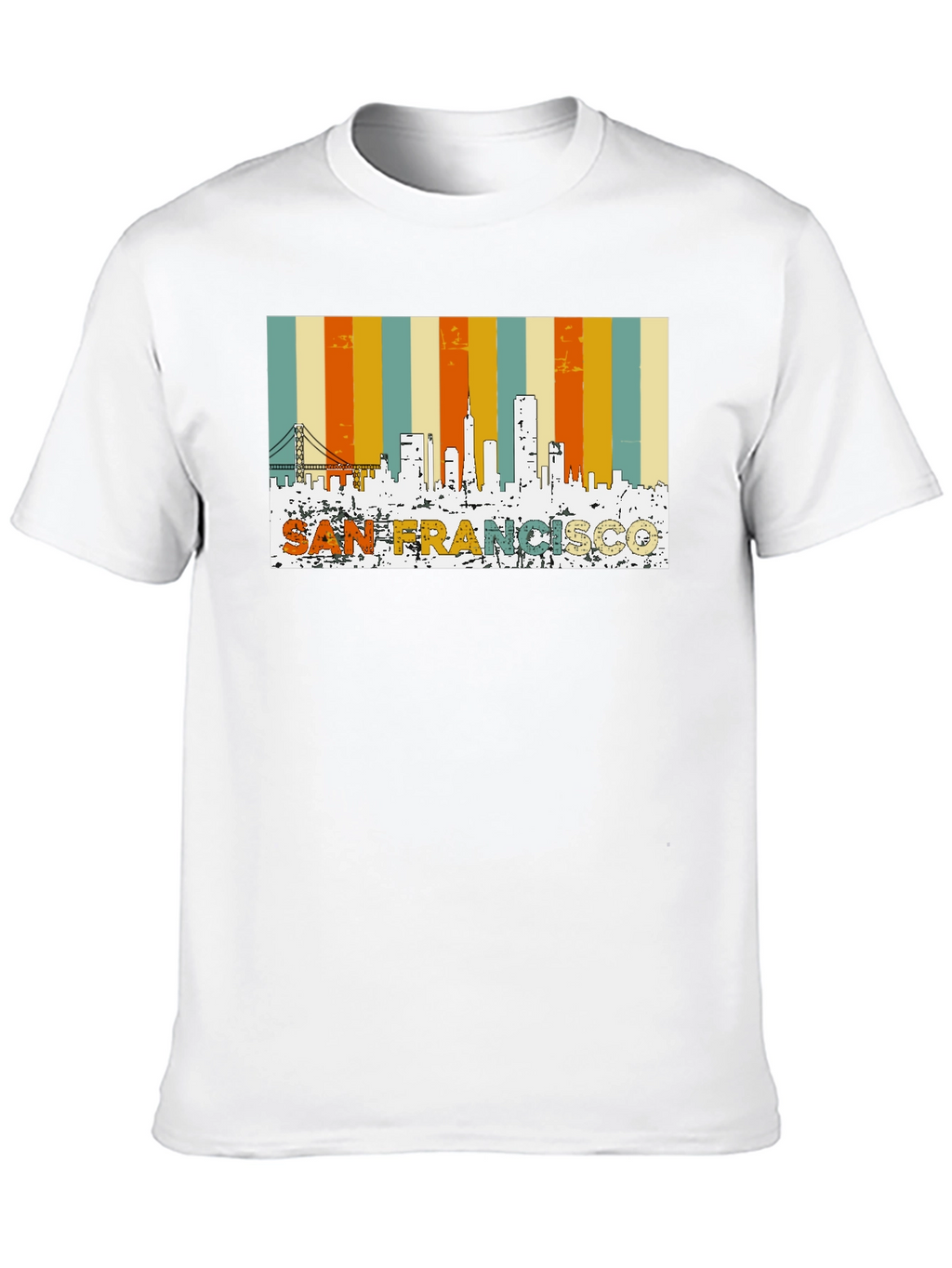 San Francisco Retro Skyline T-Shirt