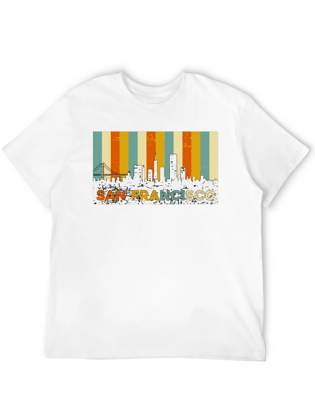 San Francisco Retro Skyline T-Shirt