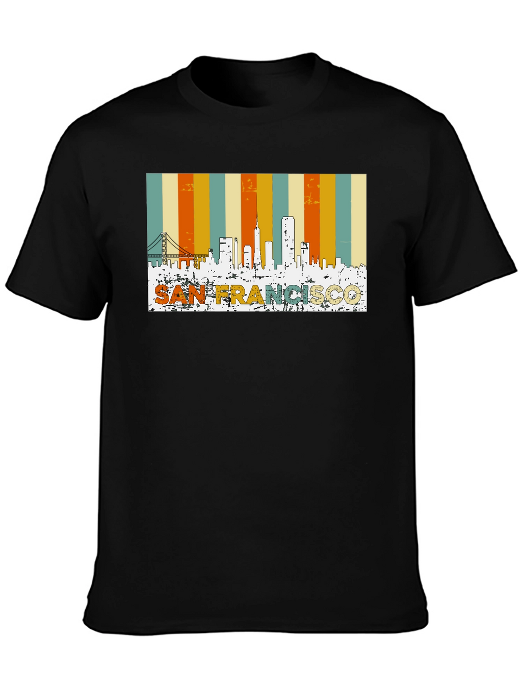 San Francisco Retro Skyline T-Shirt