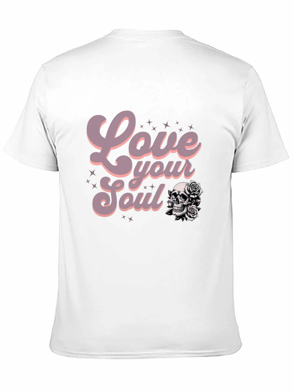 Love Your Soul Graphic Tee - Black Casual T-Shirt