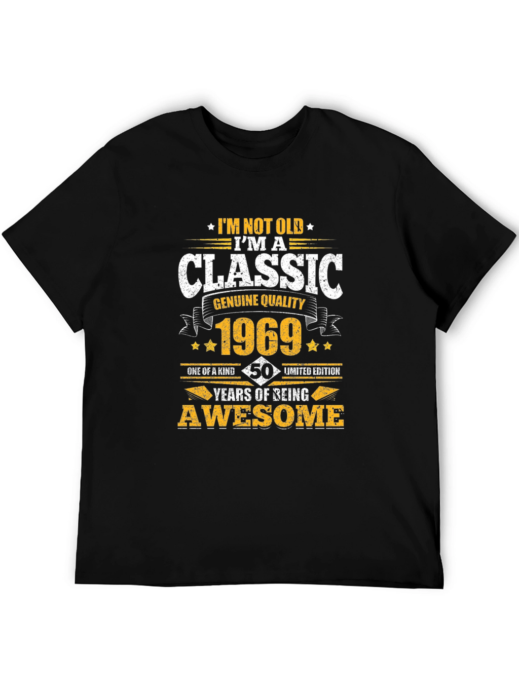Classic 1969 50th Birthday Awesome Limited Edition T-Shirt