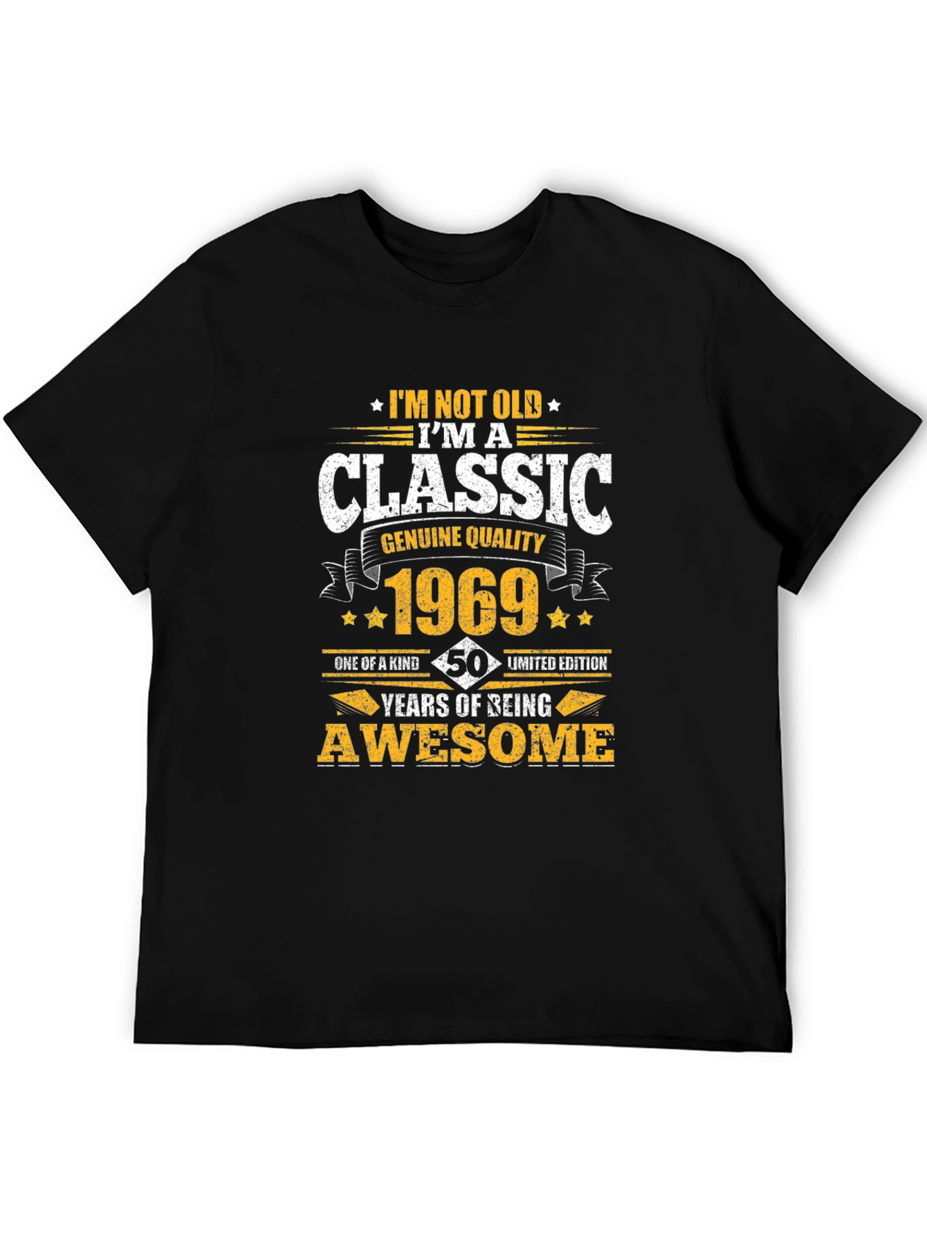 Classic 1969 50th Birthday Awesome Limited Edition T-Shirt