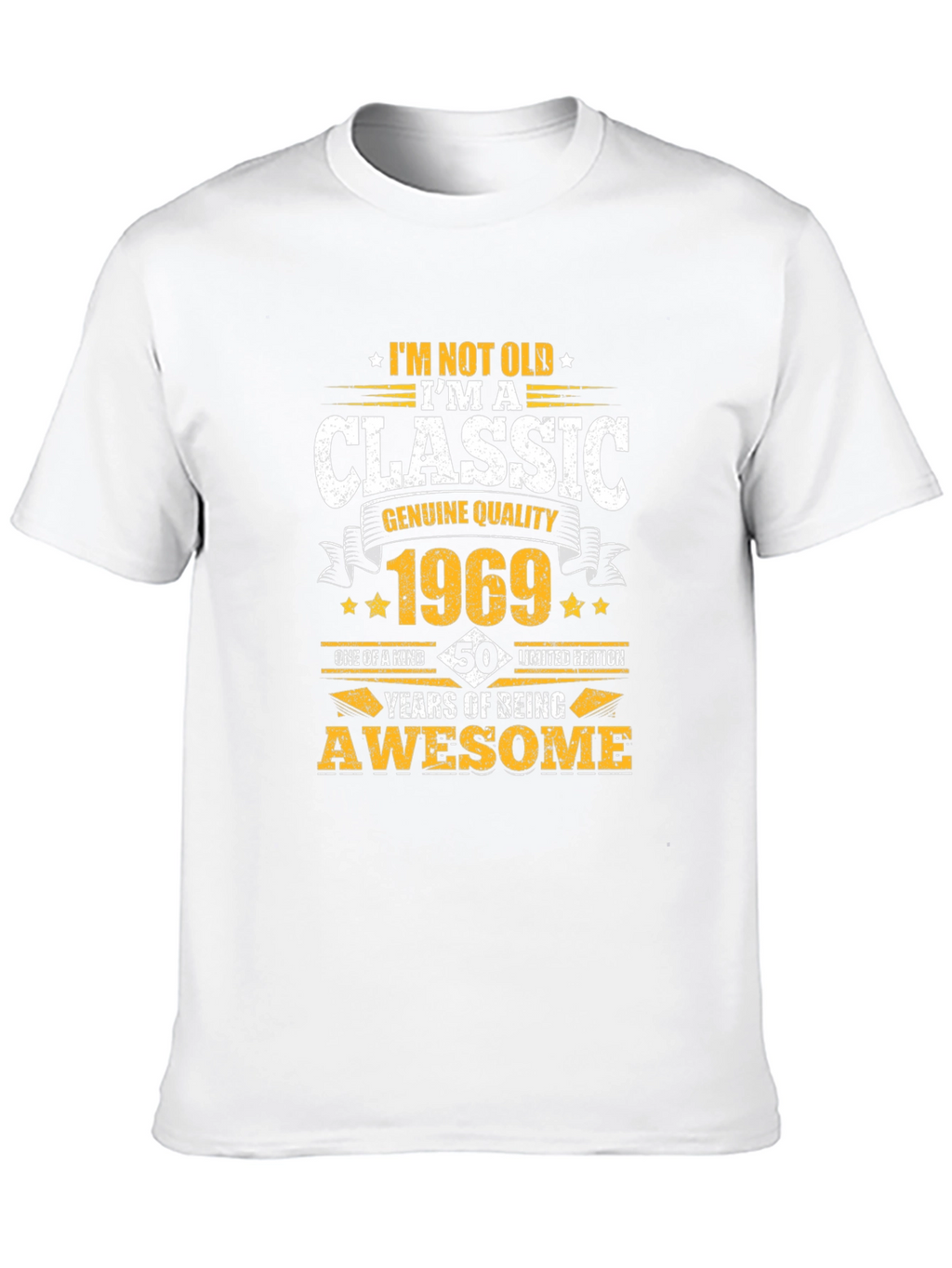 Classic 1969 50th Birthday Awesome Limited Edition T-Shirt