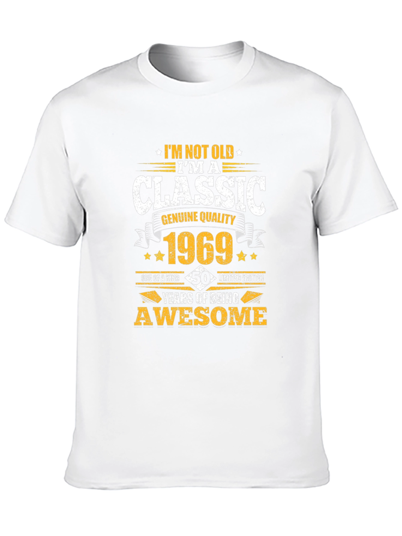 Classic 1969 50th Birthday Awesome Limited Edition T-Shirt