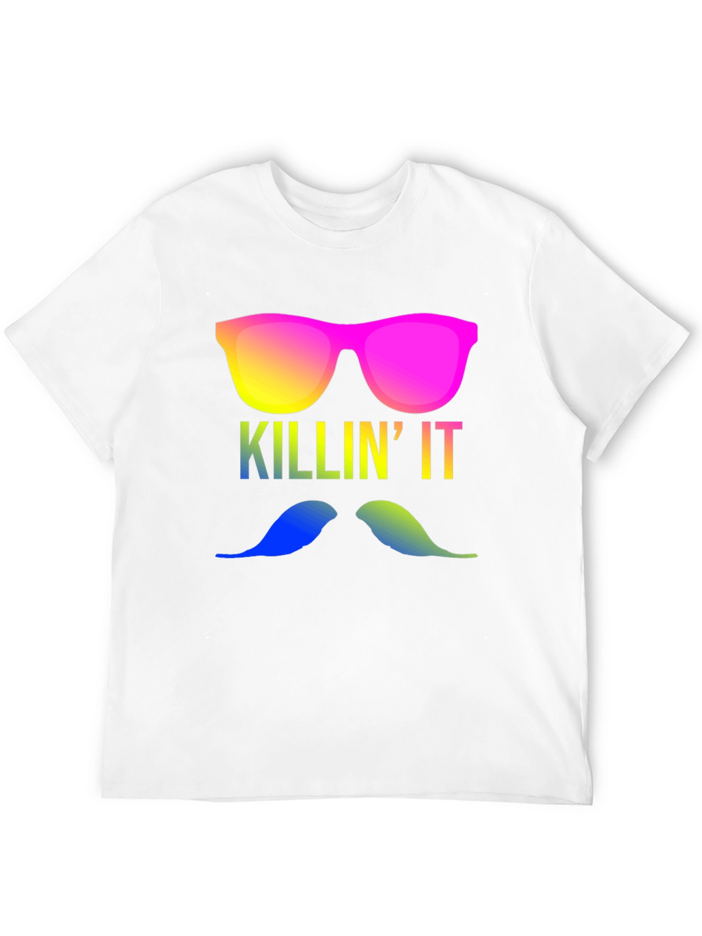 Killin It T-Shirt - Mustache & Shades!