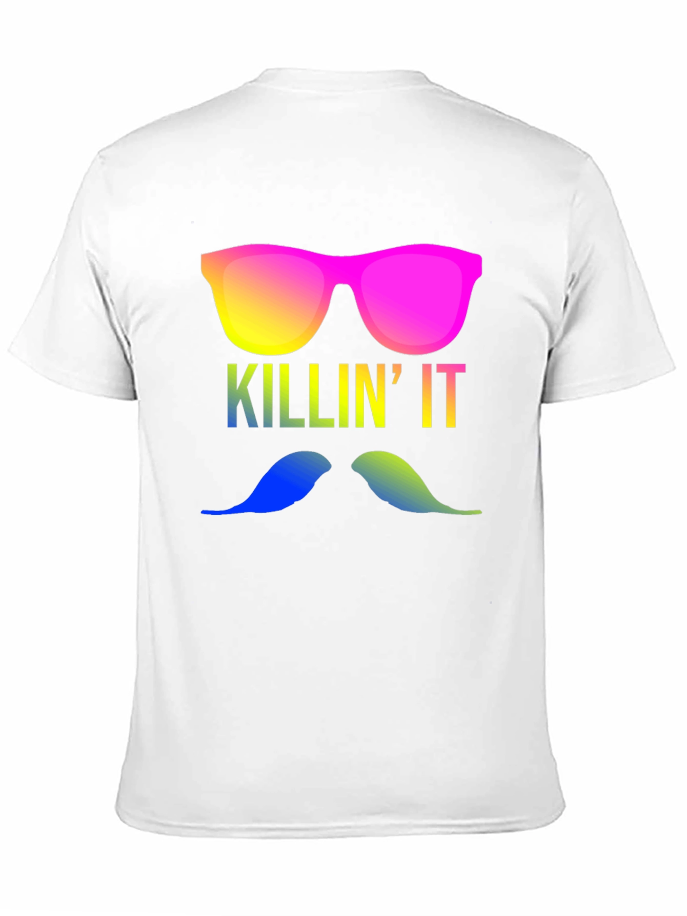 Killin It T-Shirt - Mustache & Shades!