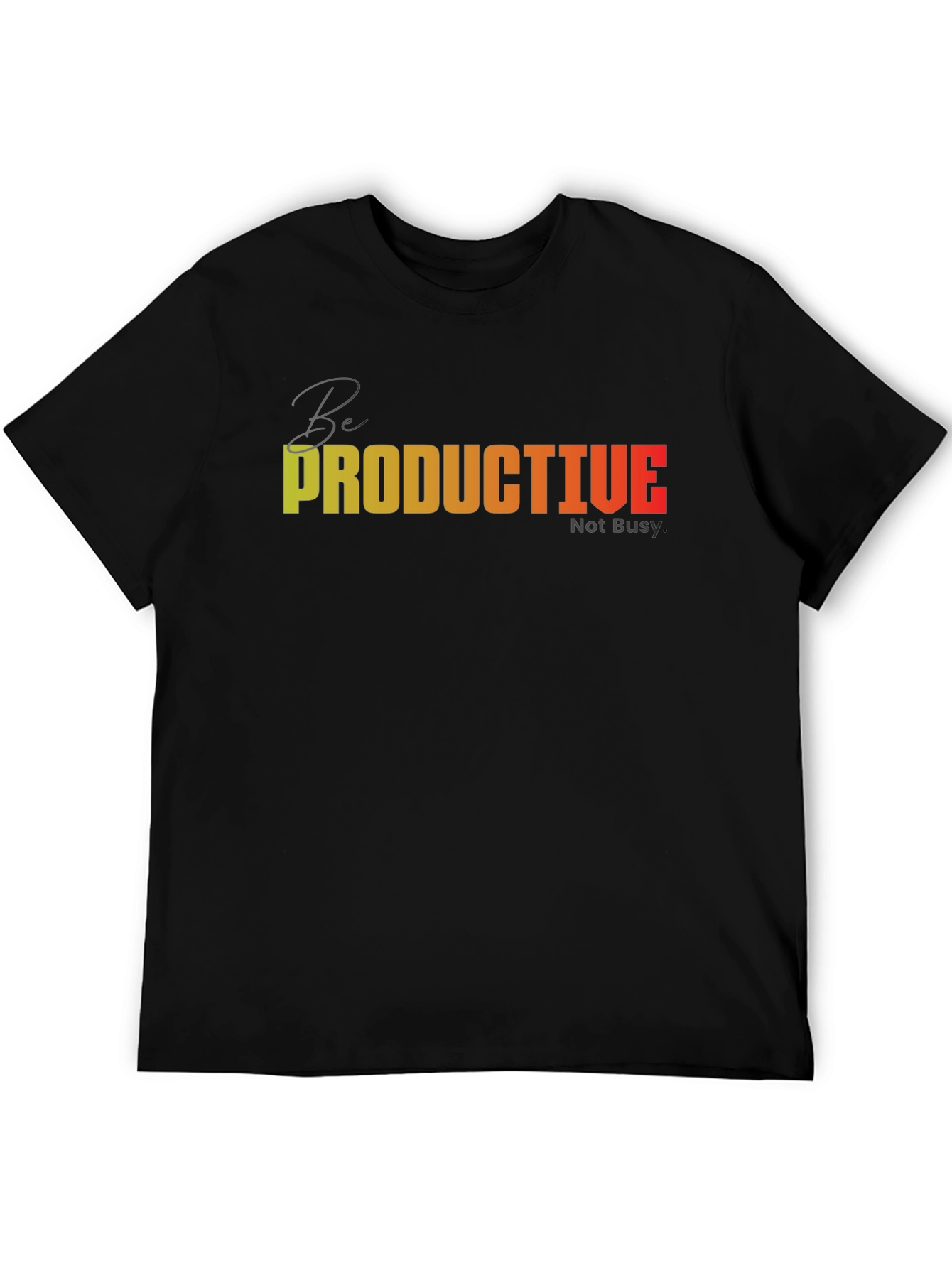 Productive Black T-Shirt