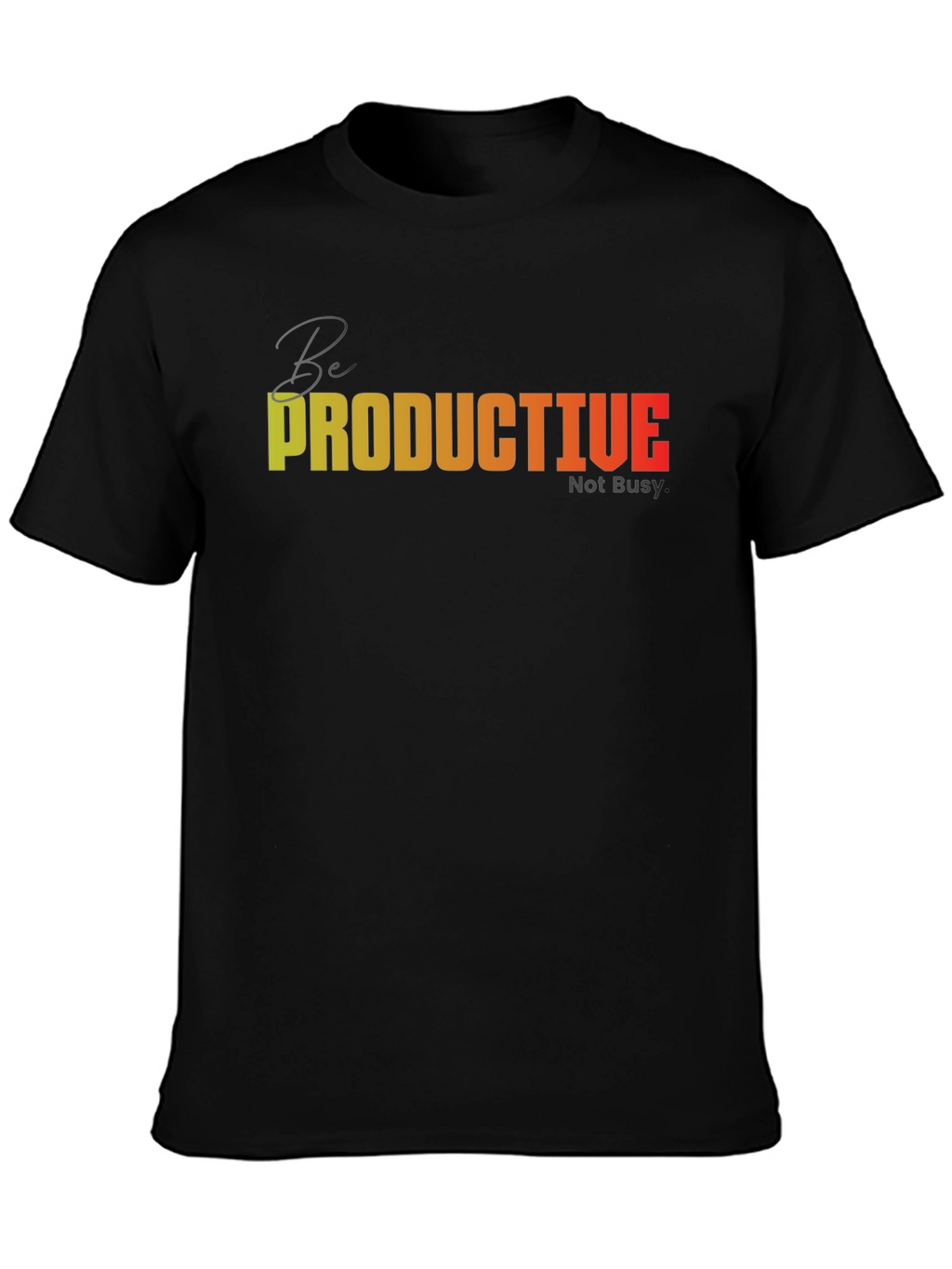 Productive Black T-Shirt