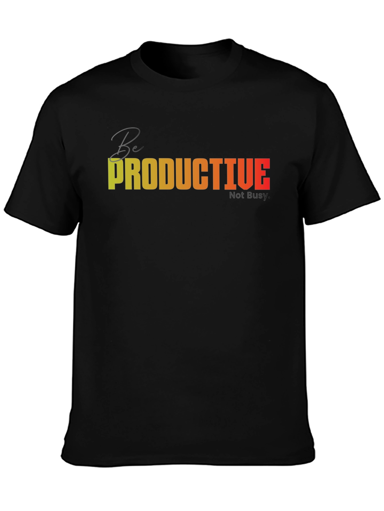 Productive Black T-Shirt
