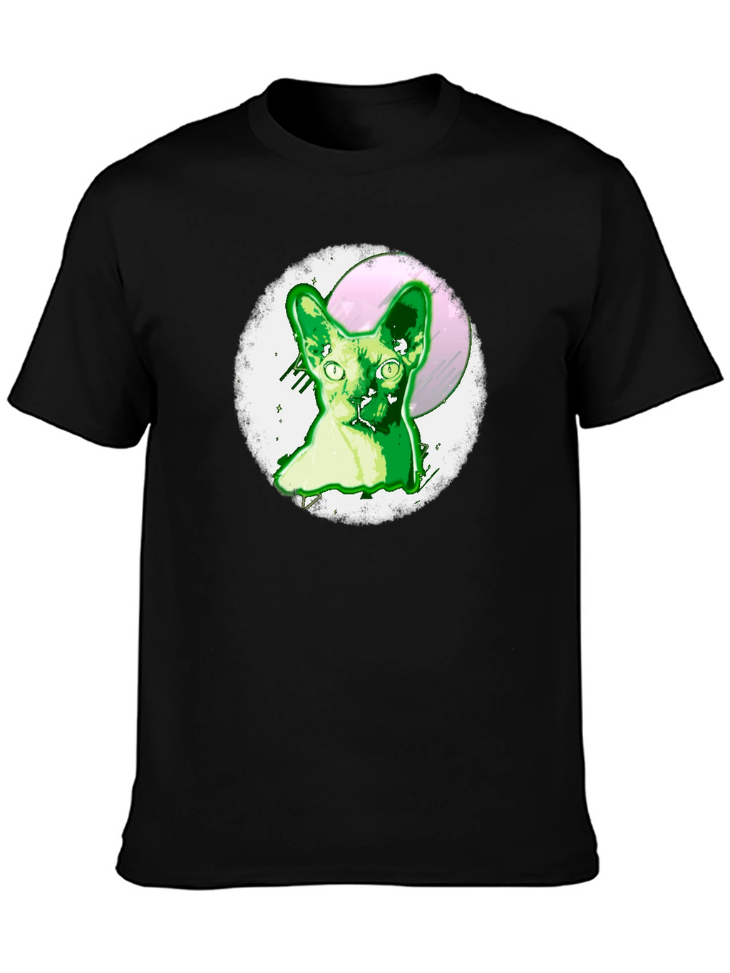 Sphynx Cat Graphic Tee - Unique Design