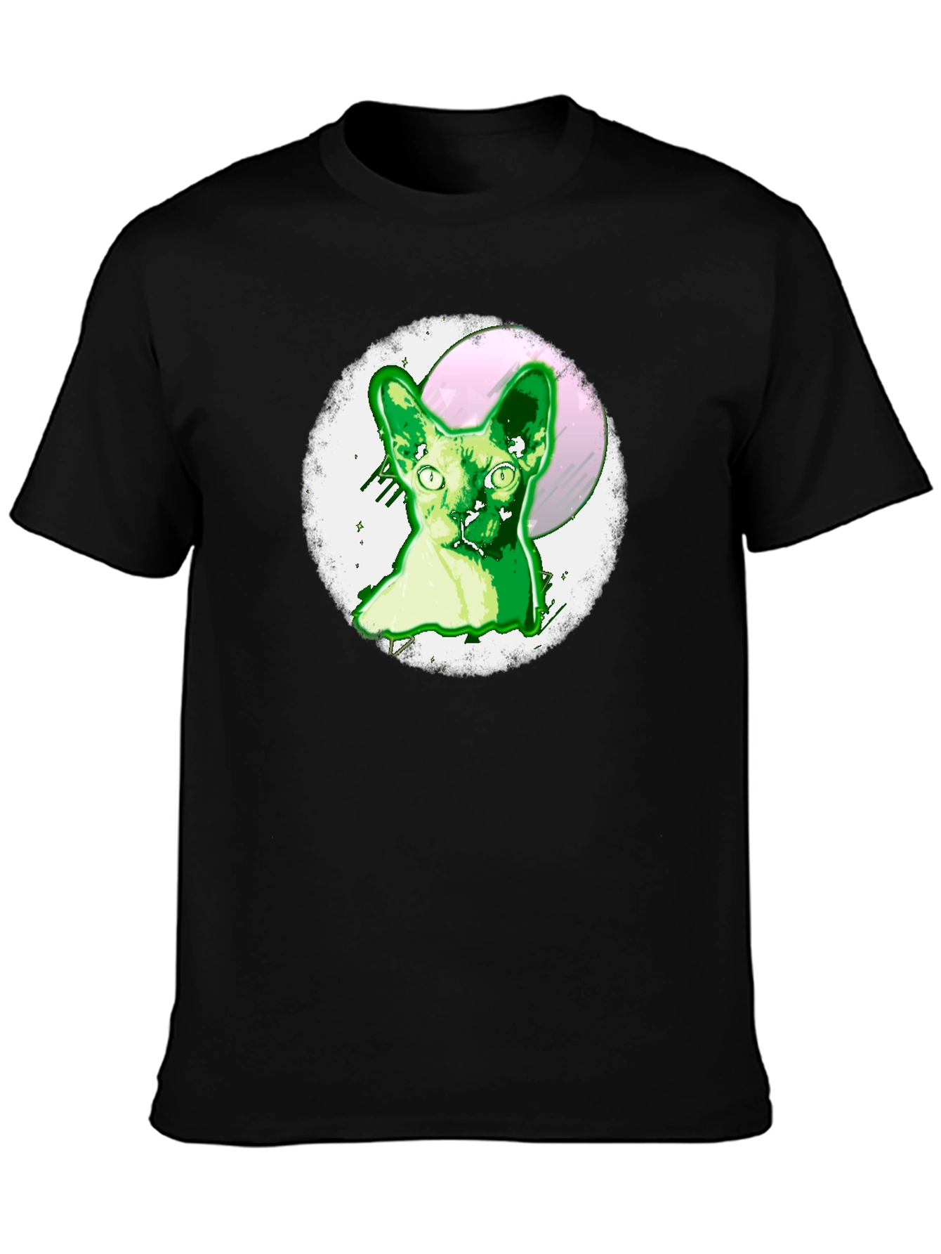 Sphynx Cat Graphic Tee - Unique Design