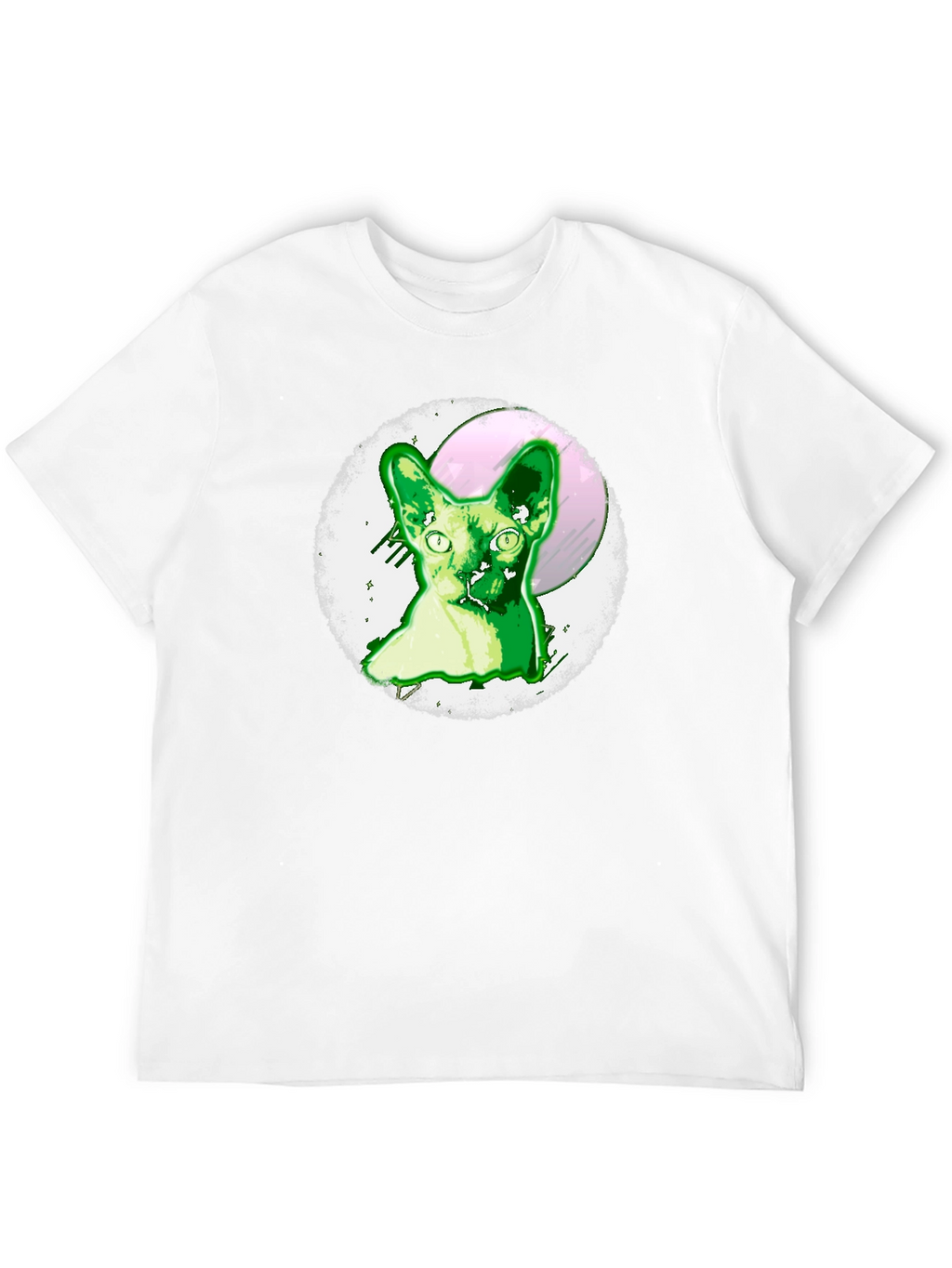 Sphynx Cat Graphic Tee - Unique Design